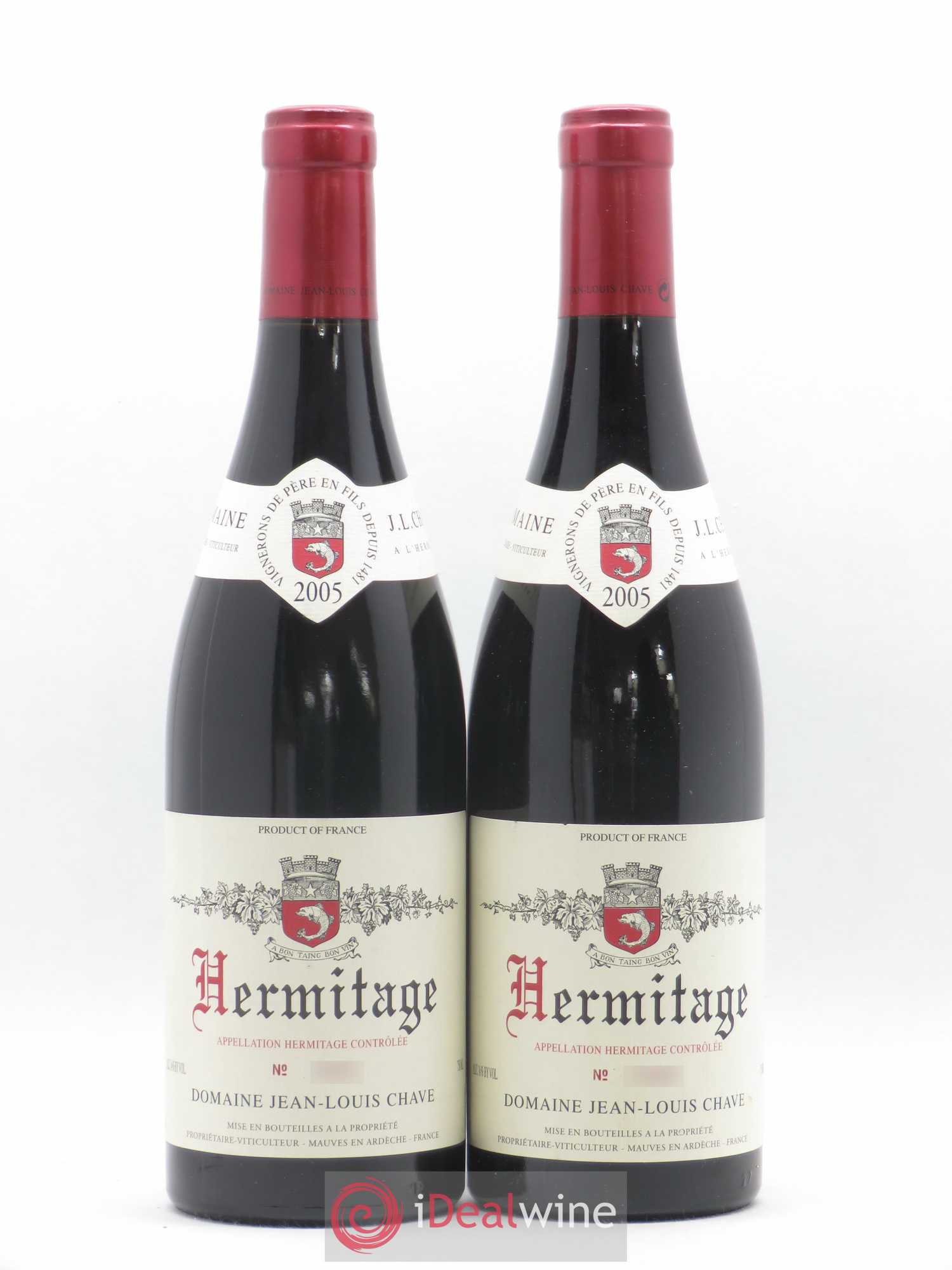 Hermitage Jean-Louis Chave 2005 - Lot de 2 bouteilles - 0