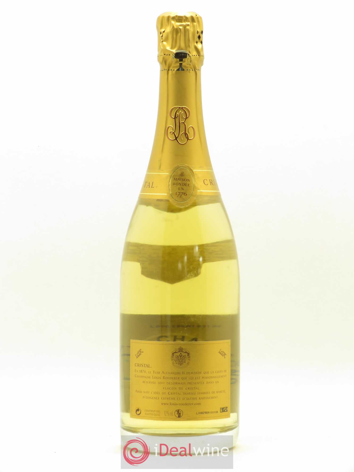 Cristal Louis Roederer 2004 - Lot de 1 bouteille - 1