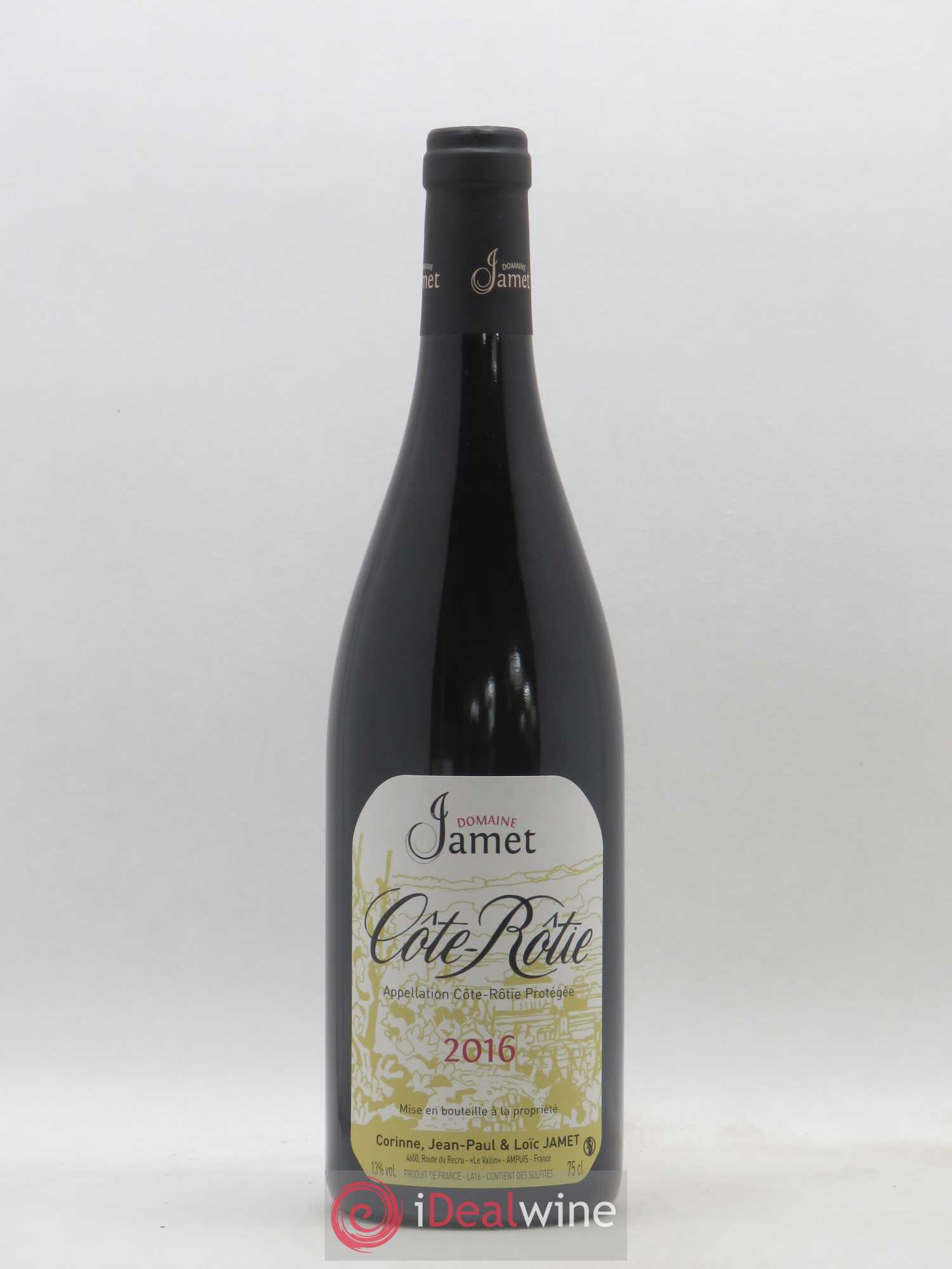 Côte-Rôtie Jamet (Domaine) 2016 - Lot de 1 bouteille - 0