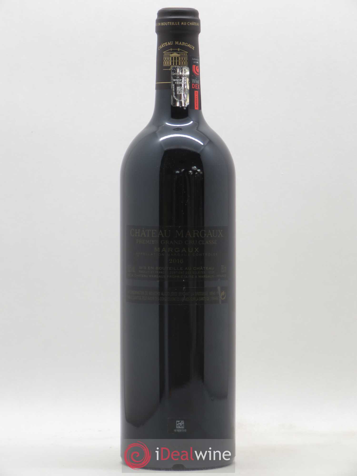Château Margaux 1er Grand Cru Classé 2016 - Lot de 1 bouteille - 1