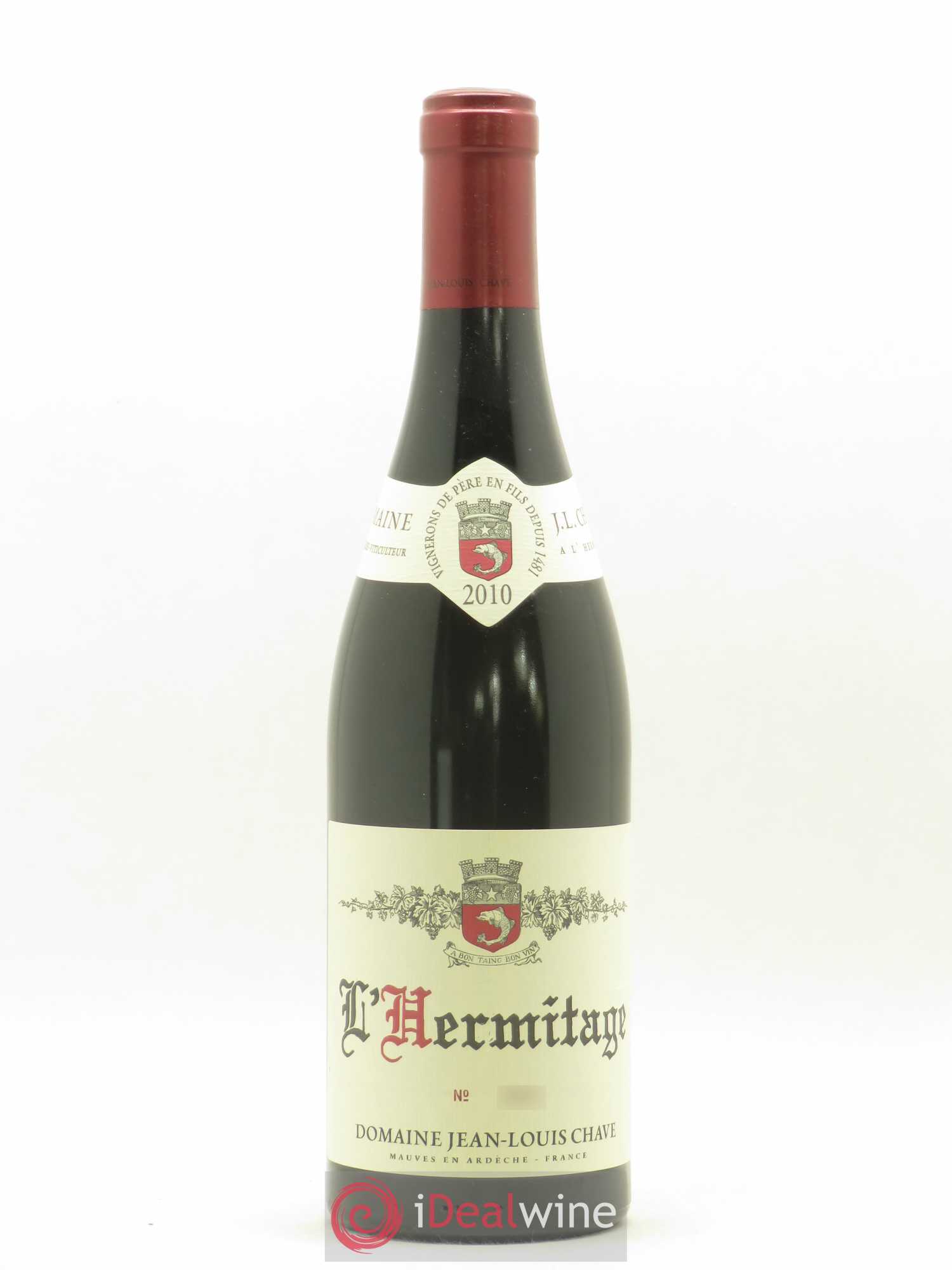 Hermitage Jean-Louis Chave 2010 - Lot de 1 bouteille - 0