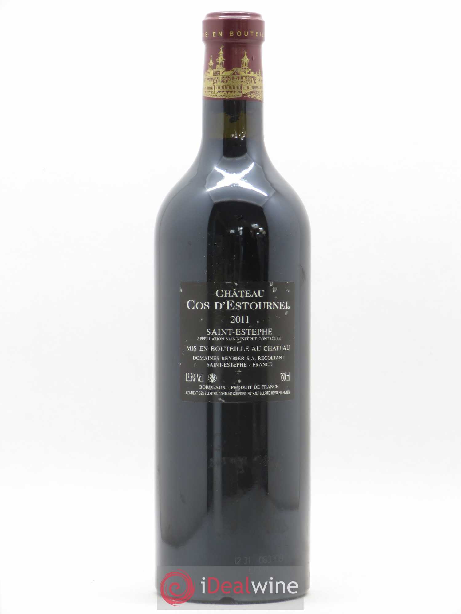 Cos d'Estournel 2ème Grand Cru Classé 2011 - Lot de 1 bouteille - 1