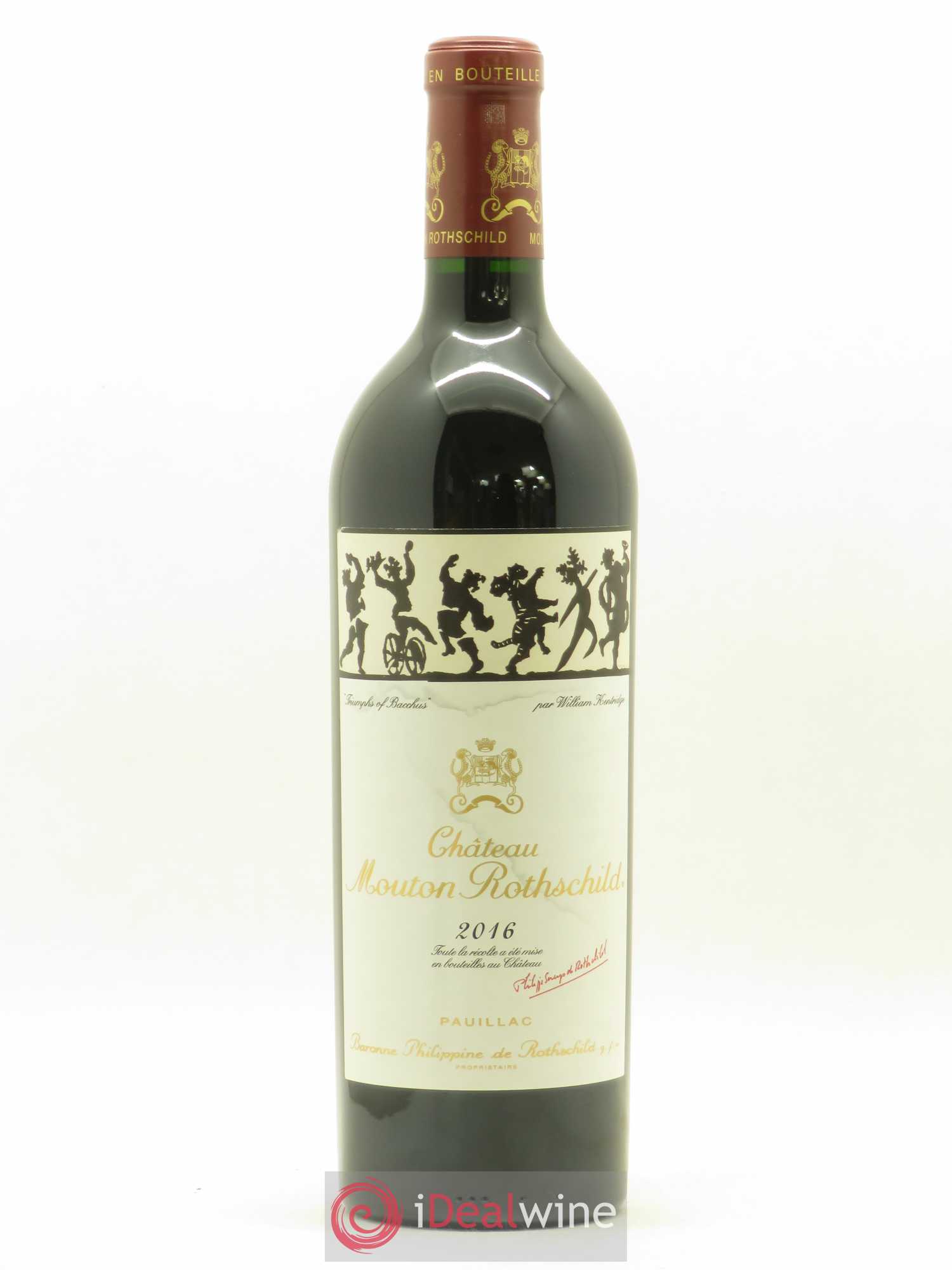 Château Mouton Rothschild 1er Grand Cru Classé 2016 - Lot de 1 bouteille - 0