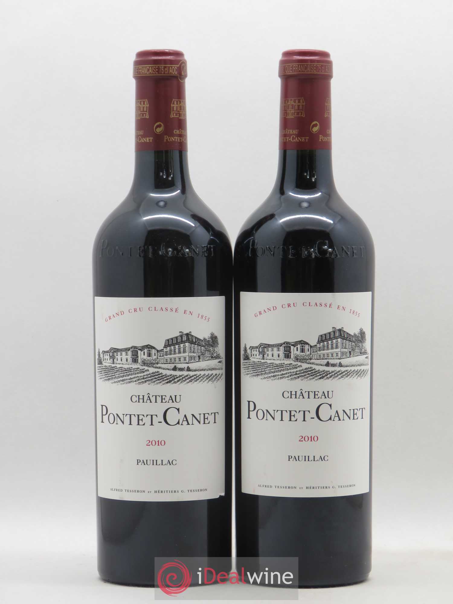 Château Pontet Canet 5ème Grand Cru Classé 2010 - Lot de 2 bouteilles - 0
