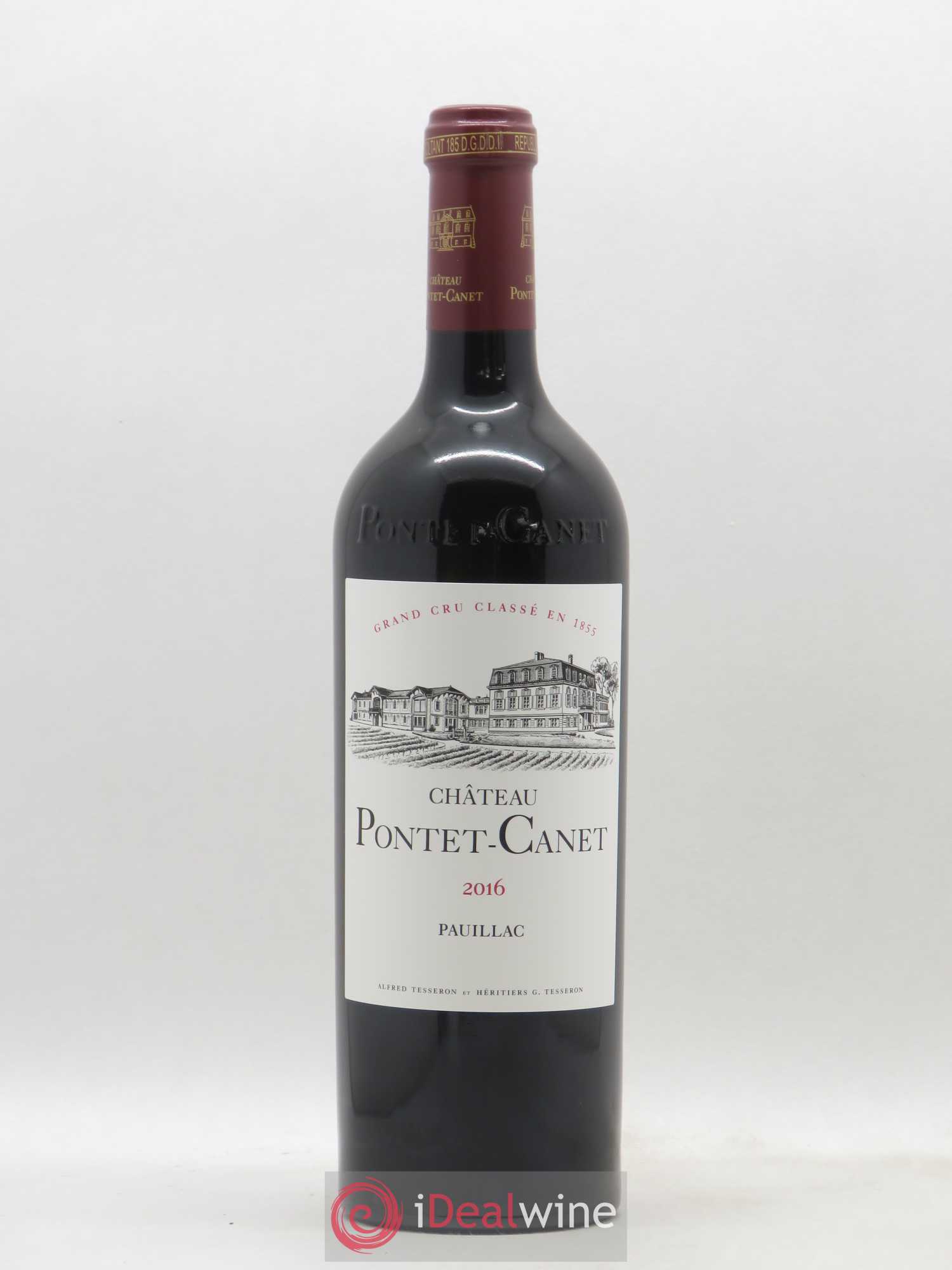 Château Pontet Canet 5ème Grand Cru Classé 2016 - Lot de 1 bouteille - 0