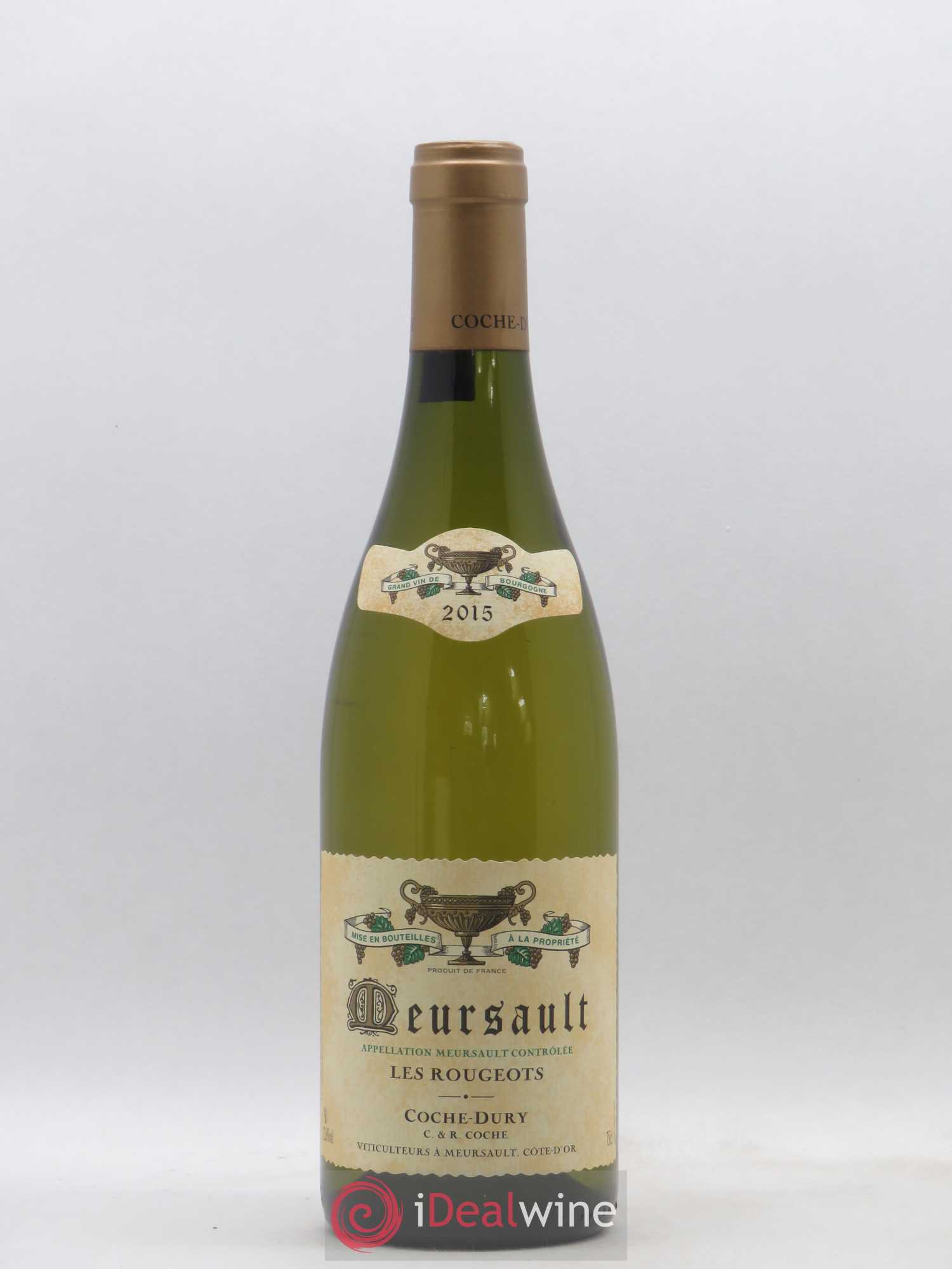 Meursault Les Rougeots Coche Dury (Domaine) 2015 - Lot de 1 bouteille - 0