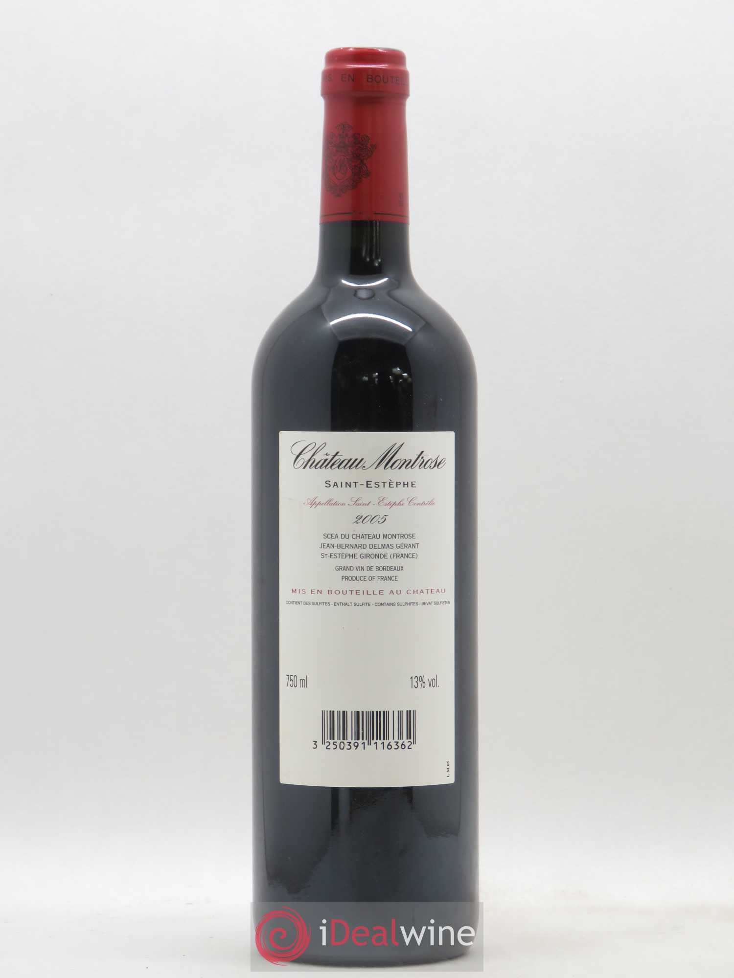 Château Montrose 2ème Grand Cru Classé 2005 - Lot de 1 bouteille - 1