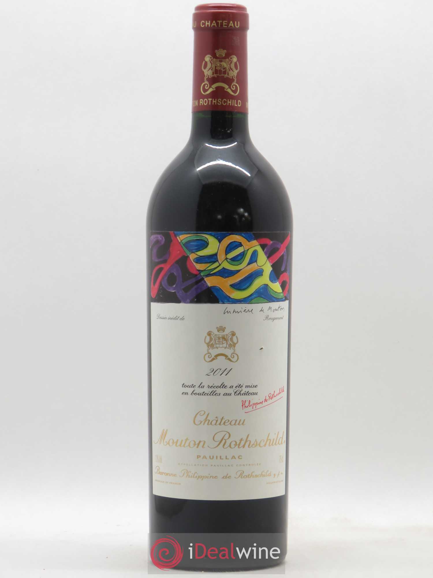 Château Mouton Rothschild 1er Grand Cru Classé 2011 - Lot de 1 bouteille - 0