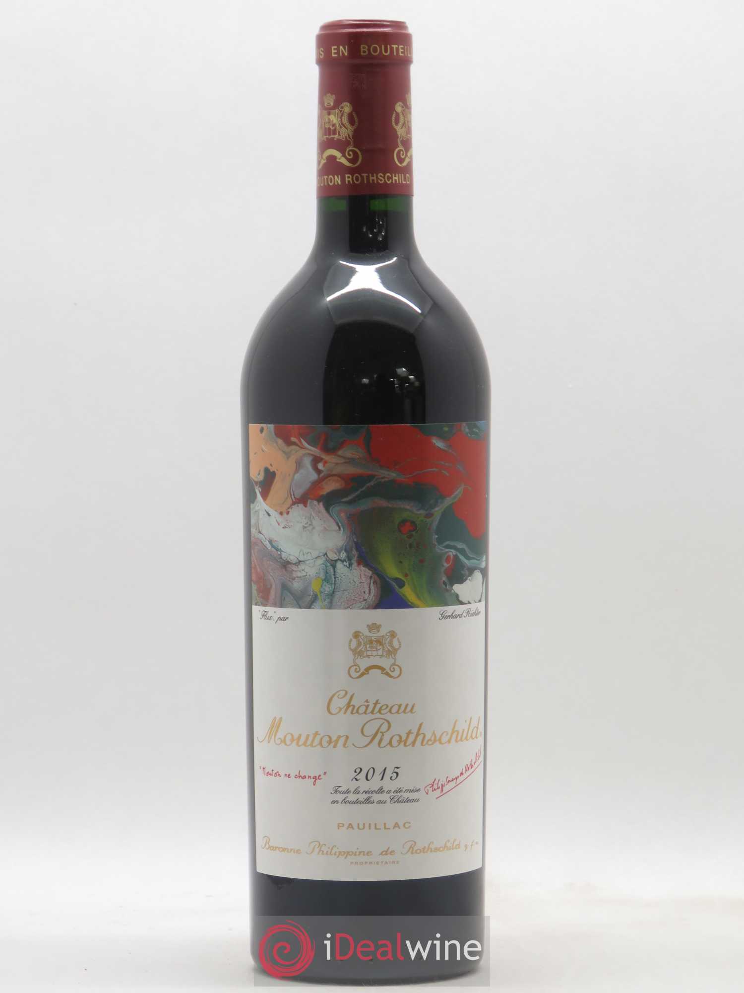 Château Mouton Rothschild 1er Grand Cru Classé 2015 - Lot de 1 bouteille - 0