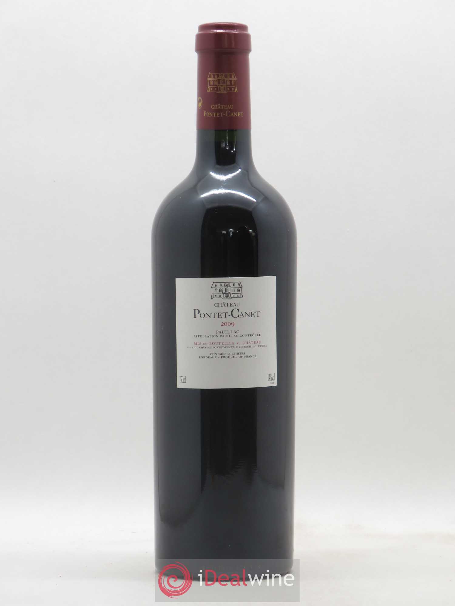 Château Pontet Canet 5ème Grand Cru Classé 2009 - Lot de 1 bouteille - 1
