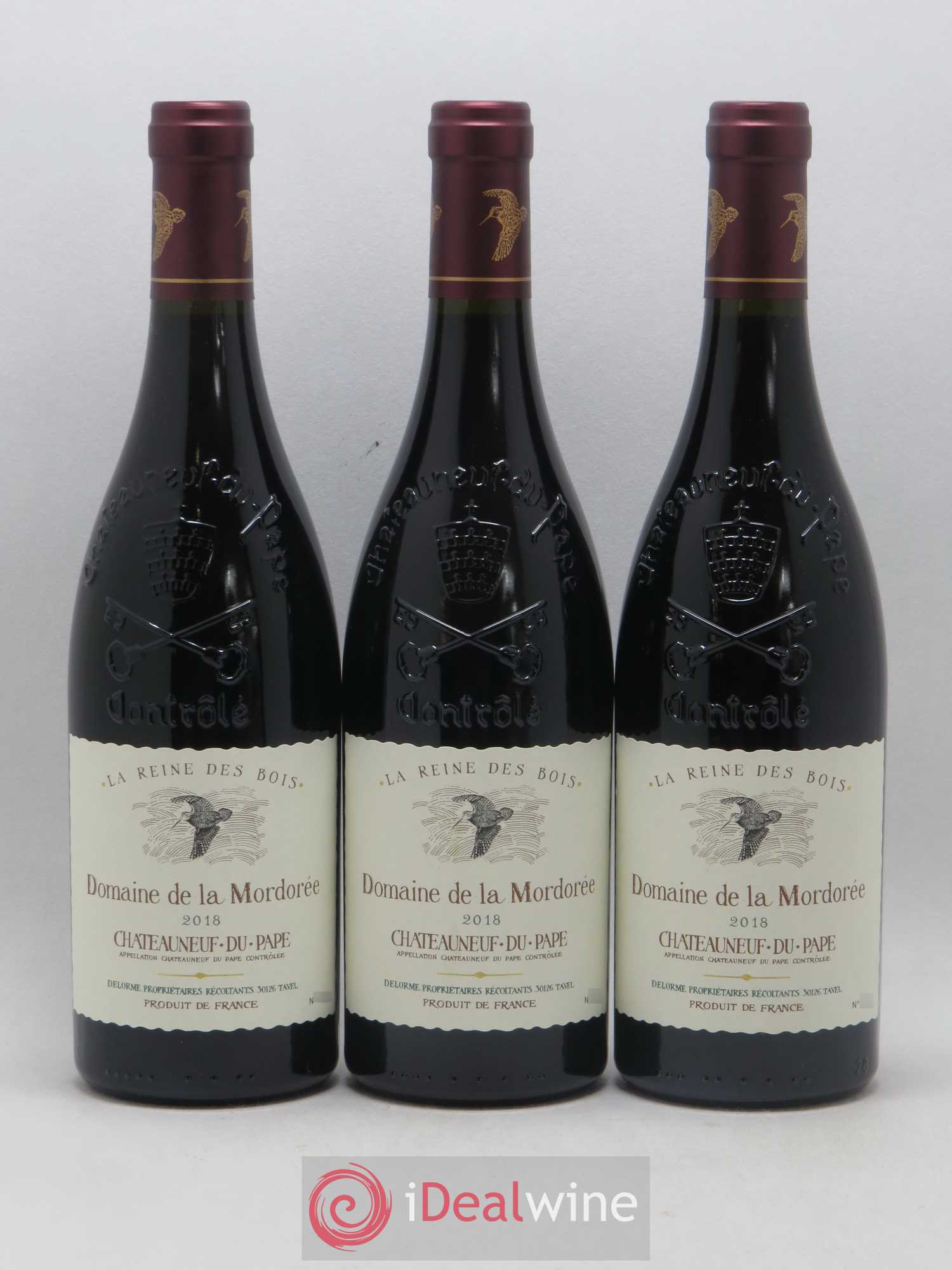 Châteauneuf-du-Pape  Cuvée de la Reine des Bois La Mordorée (Domaine de) 2018 - Lot de 6 bouteilles - 1