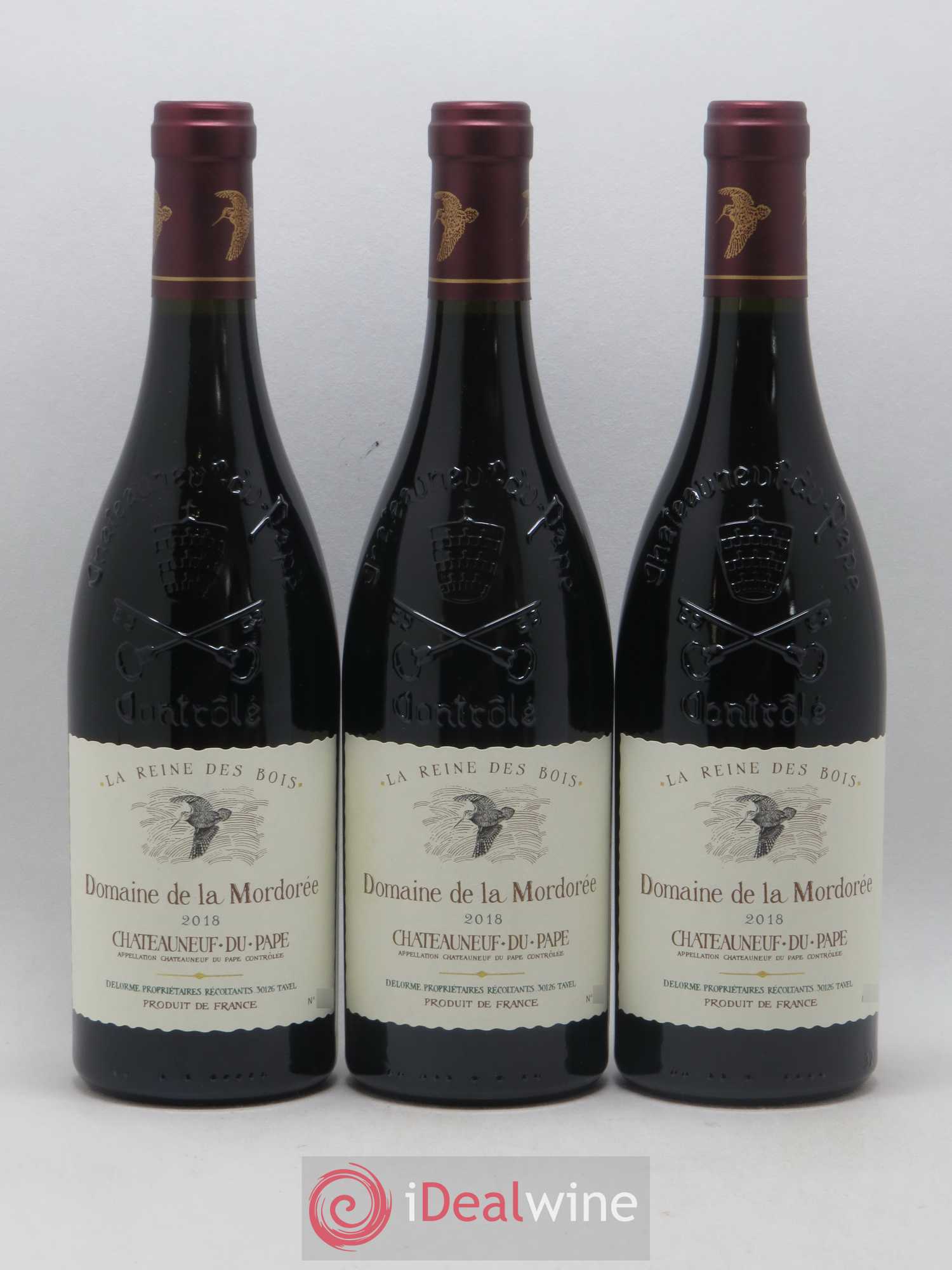 Châteauneuf-du-Pape  Cuvée de la Reine des Bois La Mordorée (Domaine de) 2018 - Lot de 6 bouteilles - 2