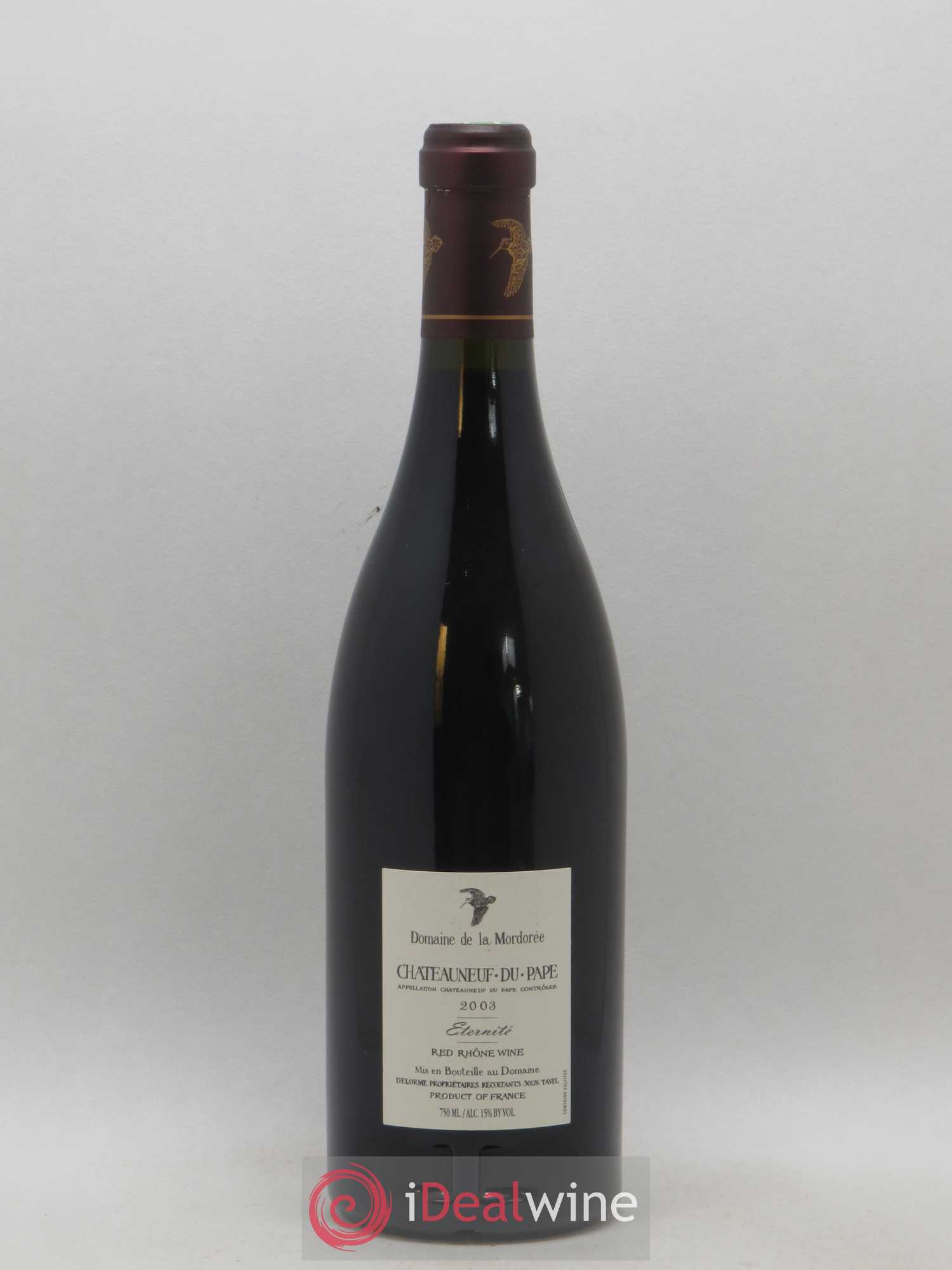 Châteauneuf-du-Pape La Plume du Peintre La Mordorée (Domaine de) 2003 - Lot de 1 bouteille - 2