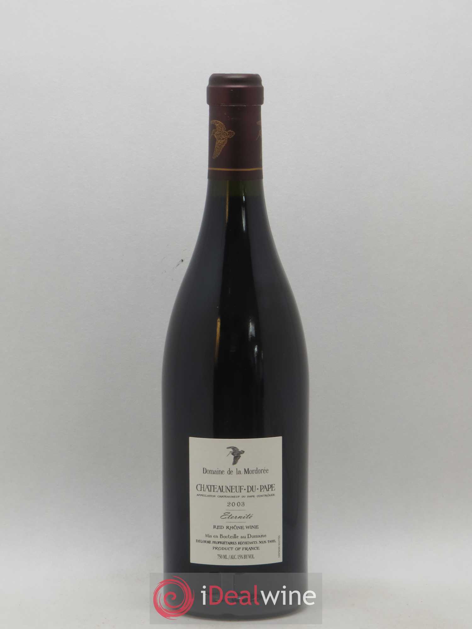 Châteauneuf-du-Pape La Plume du Peintre La Mordorée (Domaine de) 2003 - Lot de 1 bouteille - 2