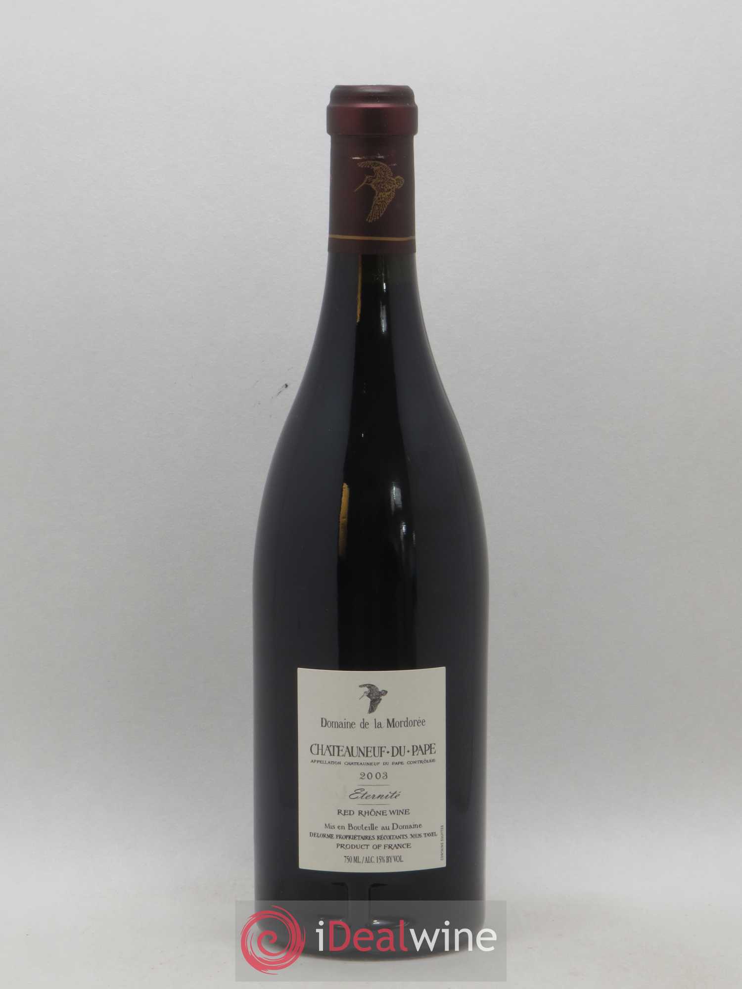 Châteauneuf-du-Pape La Plume du Peintre La Mordorée (Domaine de) 2003 - Lot de 1 bouteille - 2