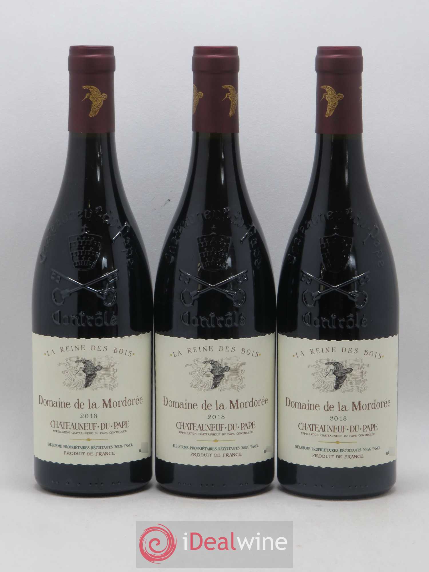 Châteauneuf-du-Pape  Cuvée de la Reine des Bois La Mordorée (Domaine de) 2018 - Lot de 6 bouteilles - 1