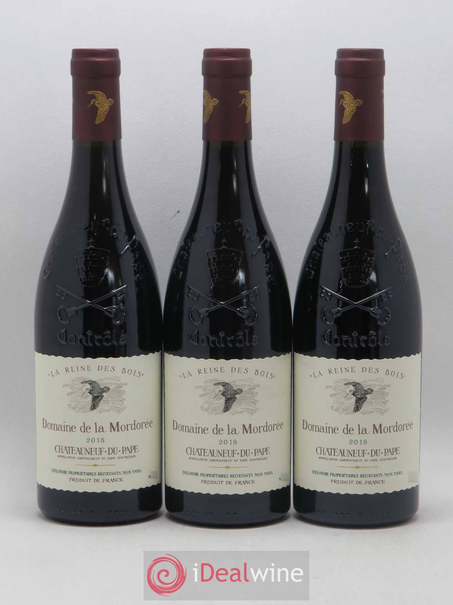 Châteauneuf-du-Pape  Cuvée de la Reine des Bois La Mordorée (Domaine de) 2018 - Lot de 6 bouteilles - 2