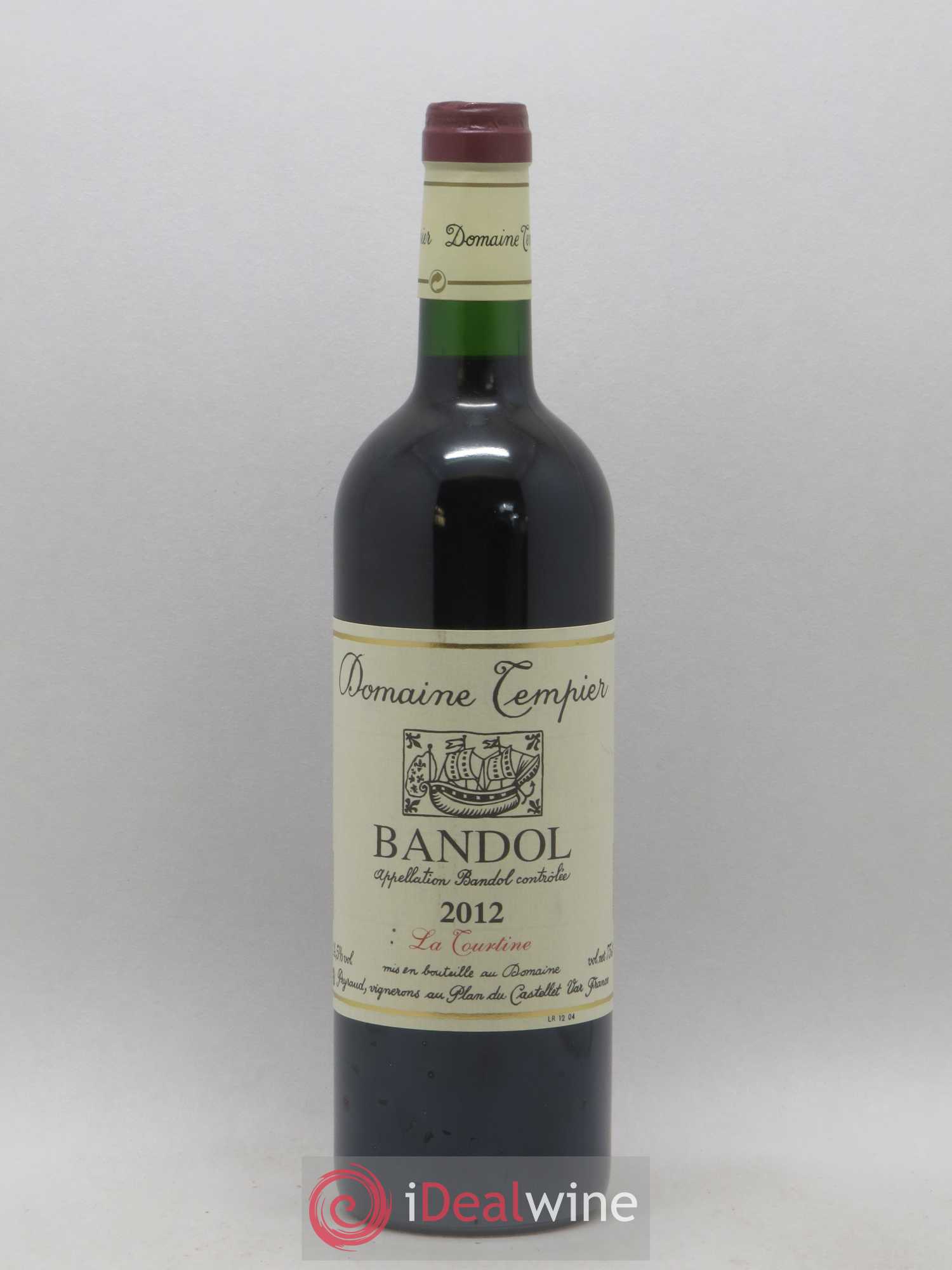 Bandol Domaine Tempier La Tourtine Famille Peyraud 2012 - Lot de 1 bouteille - 0