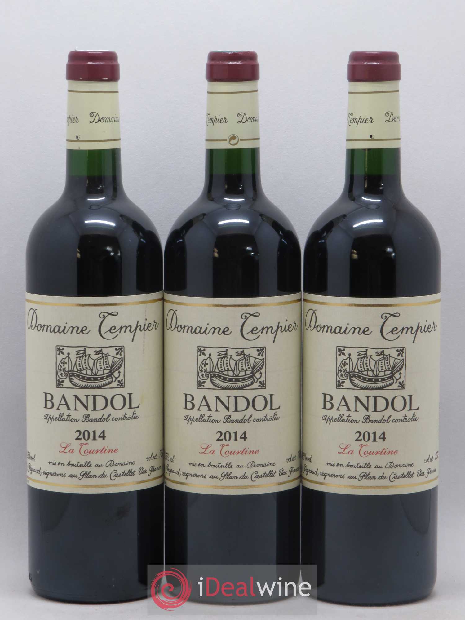 Bandol Domaine Tempier La Tourtine Famille Peyraud 2014 - Lot de 3 bouteilles - 0