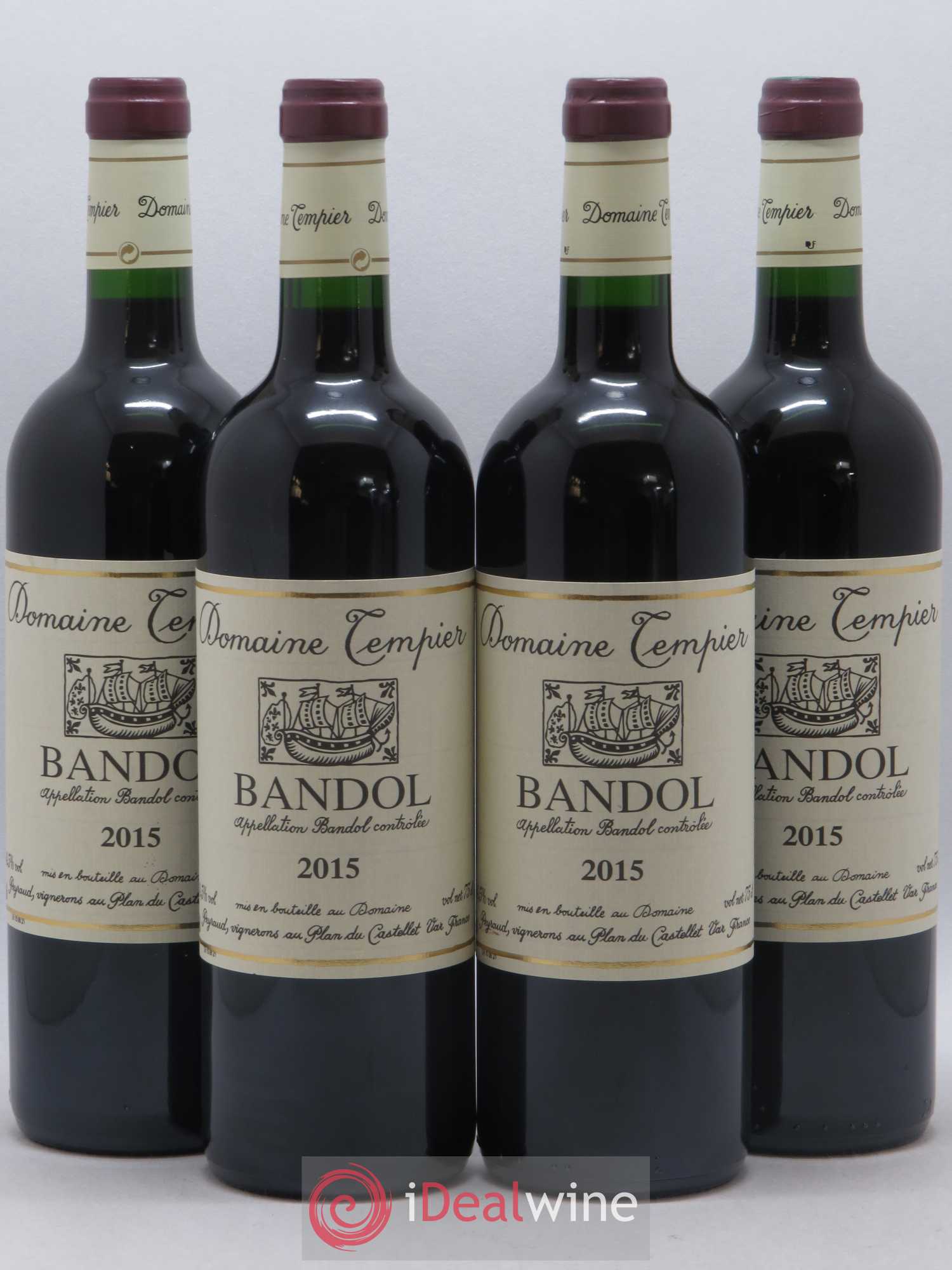 Bandol Domaine Tempier Famille Peyraud 2015 - Lot de 4 bouteilles - 0