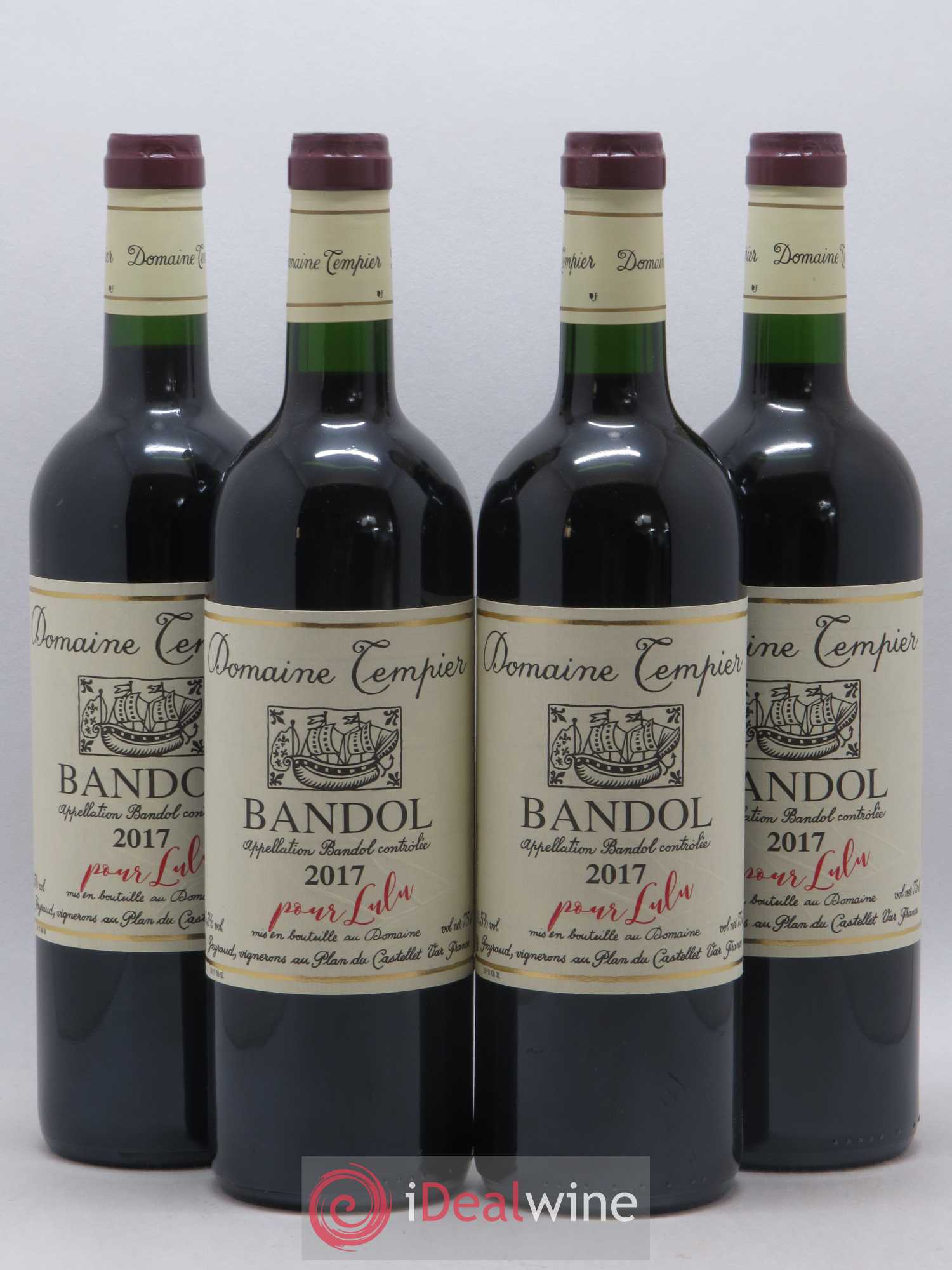Bandol Pour Lulu Domaine Tempier 2017 - Posten von 4 Flaschen - 0