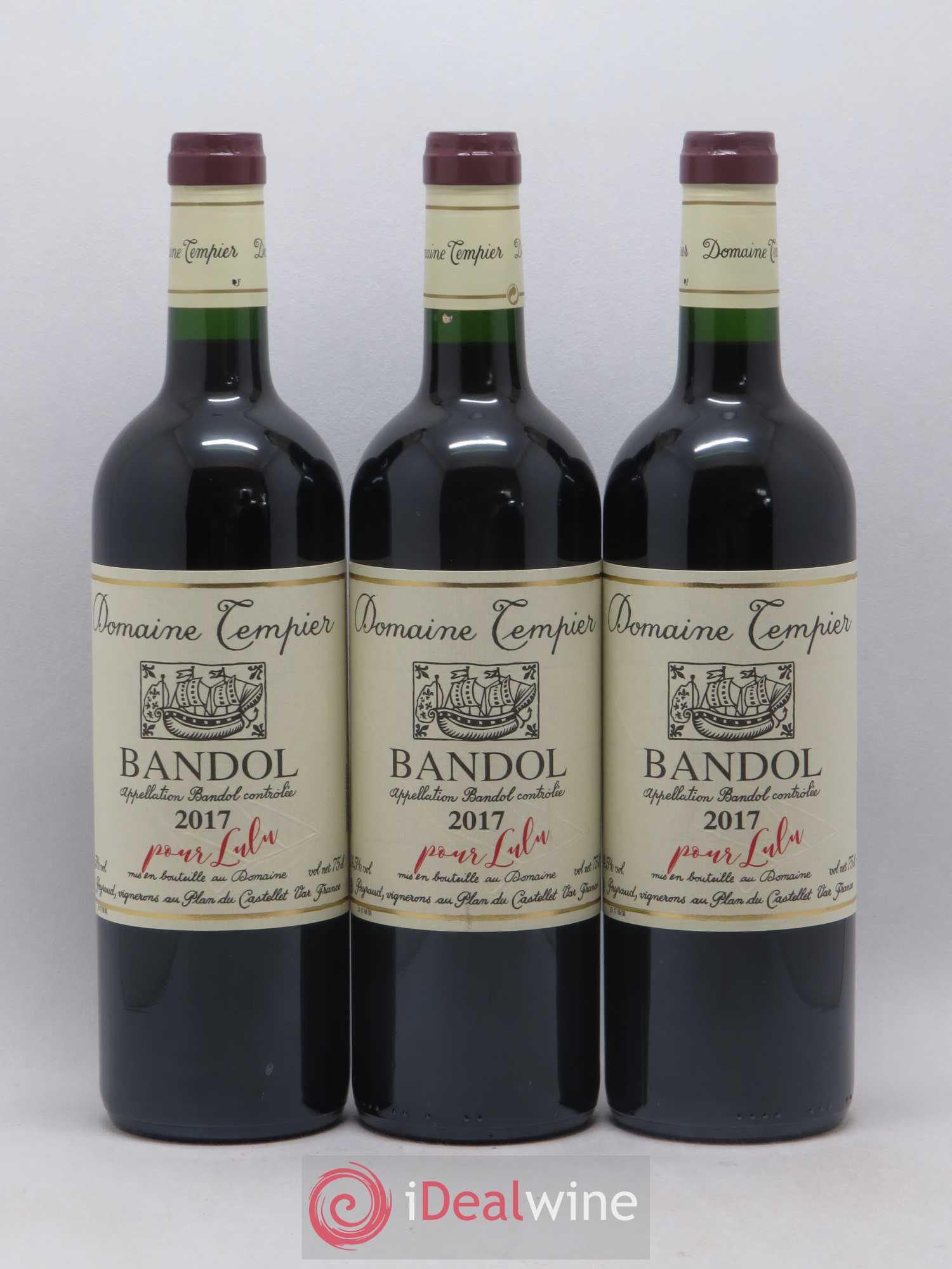 Bandol Pour Lulu Domaine Tempier 2017 - Posten von 3 Flaschen - 0