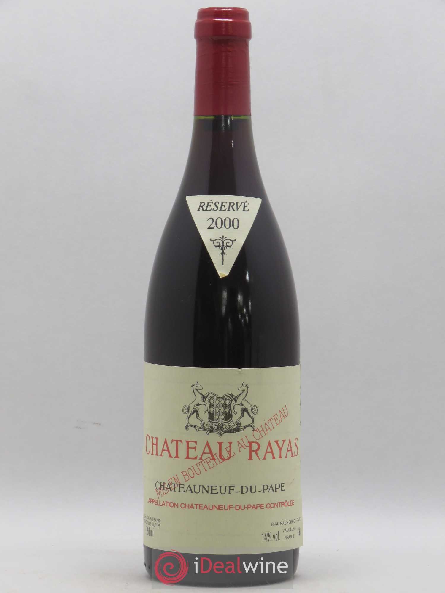 Châteauneuf-du-Pape Château Rayas Emmanuel Reynaud 2000 - Lot de 1 bouteille - 0