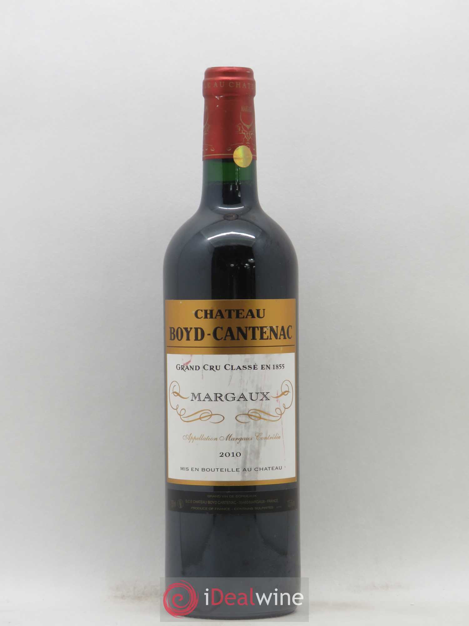 Château Boyd Cantenac 3ème Grand Cru Classé 2010 - Lot de 1 bouteille - 0