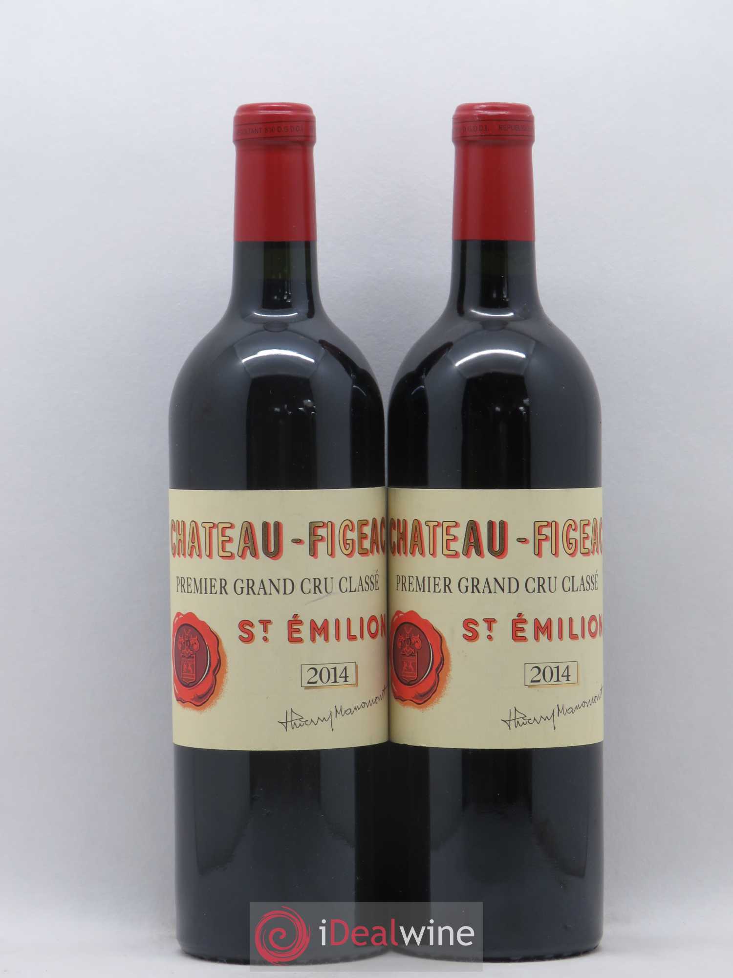 Château Figeac 1er Grand Cru Classé A 2014 - Lot de 2 bouteilles - 0