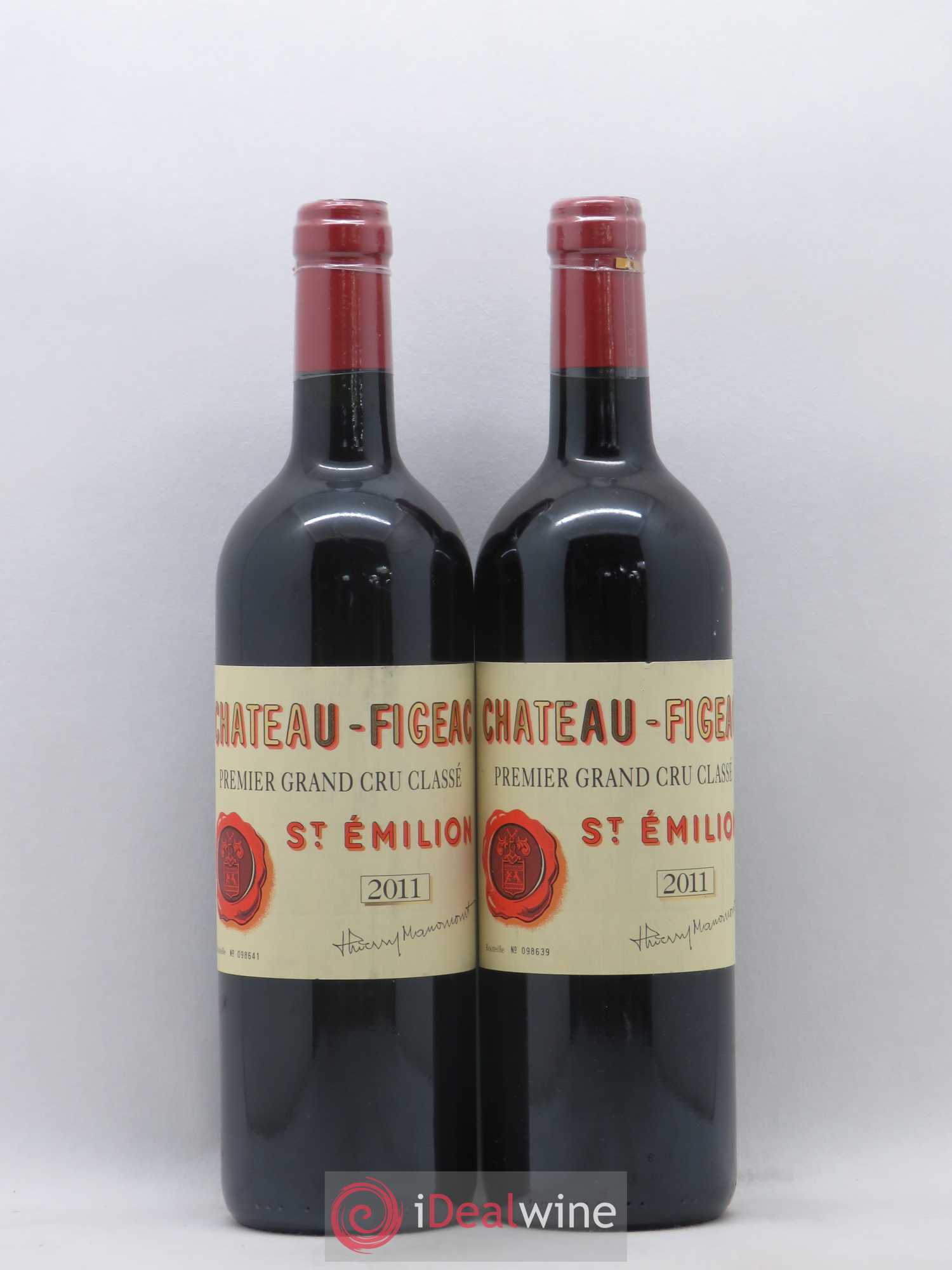 Château Figeac 1er Grand Cru Classé A 2011 - Lot de 2 bouteilles - 0