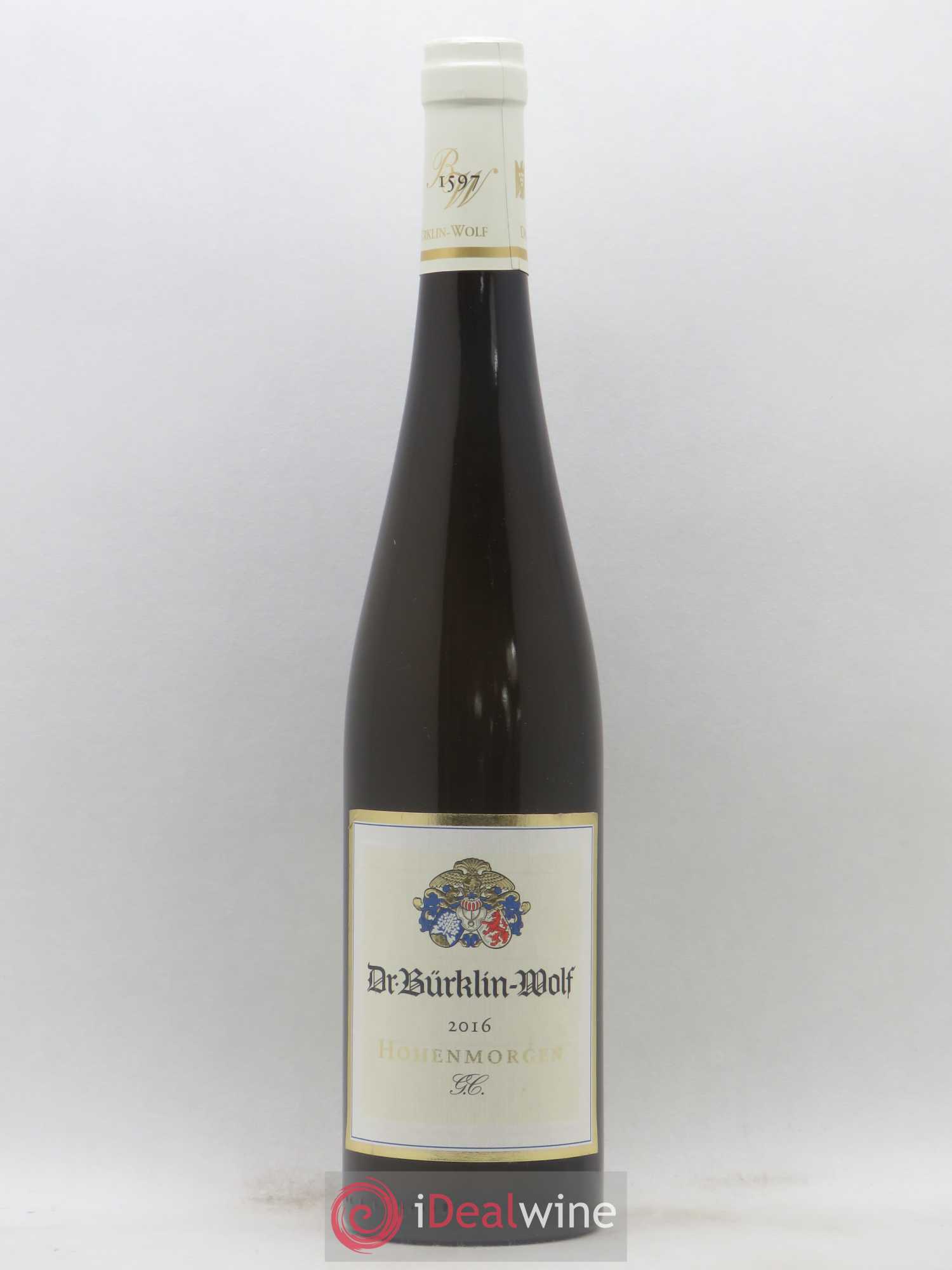 Allemagne Pfalz Deidesheimer Hohenmorgen Riesling Trocken Grosse Lage Weingut DR. Burklin-Wolf 2016 - Posten von 1 Flasche - 0