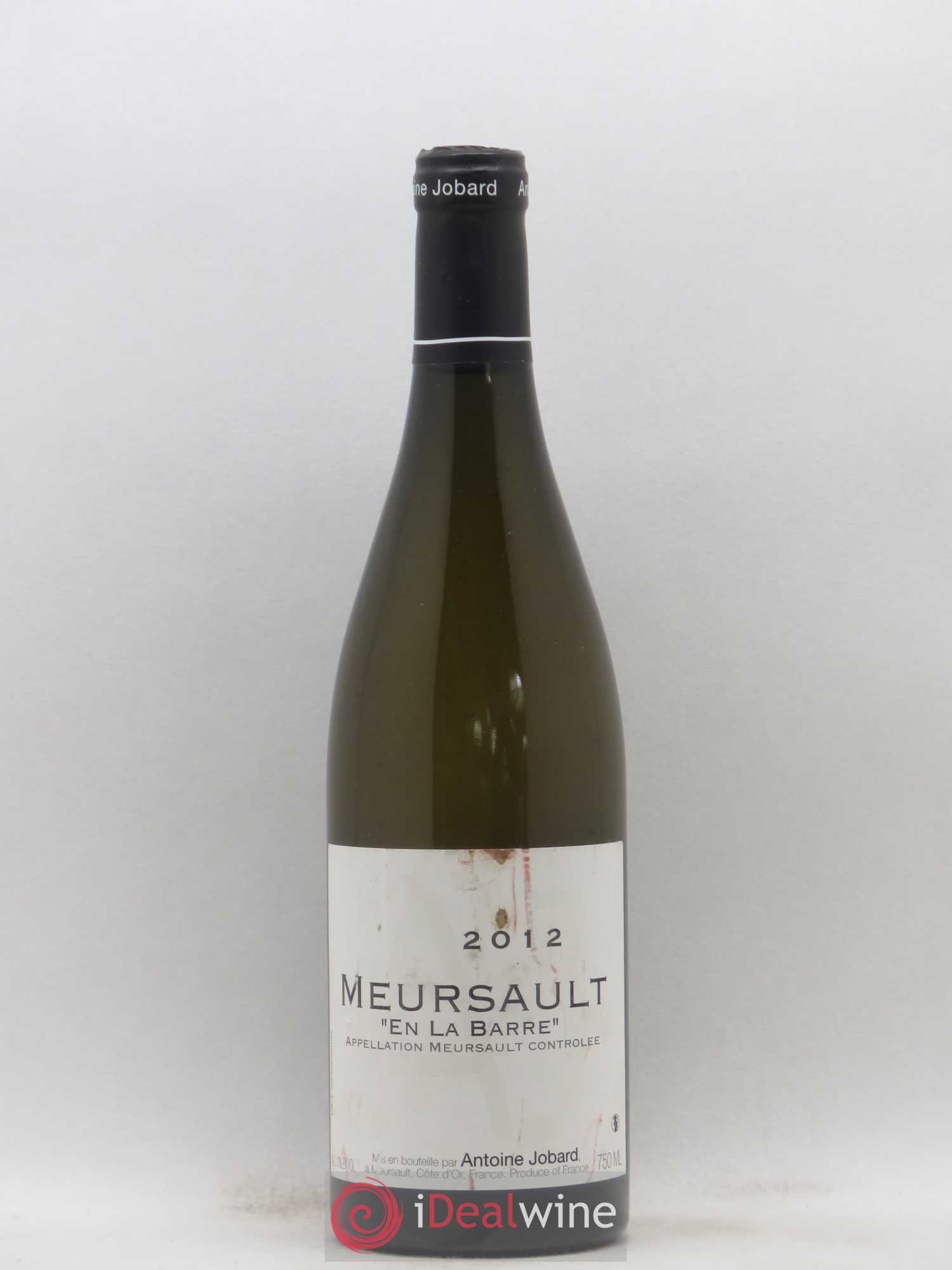 Meursault En la Barre François et Antoine Jobard (Domaine) 2012 - Lot de 1 bouteille - 0