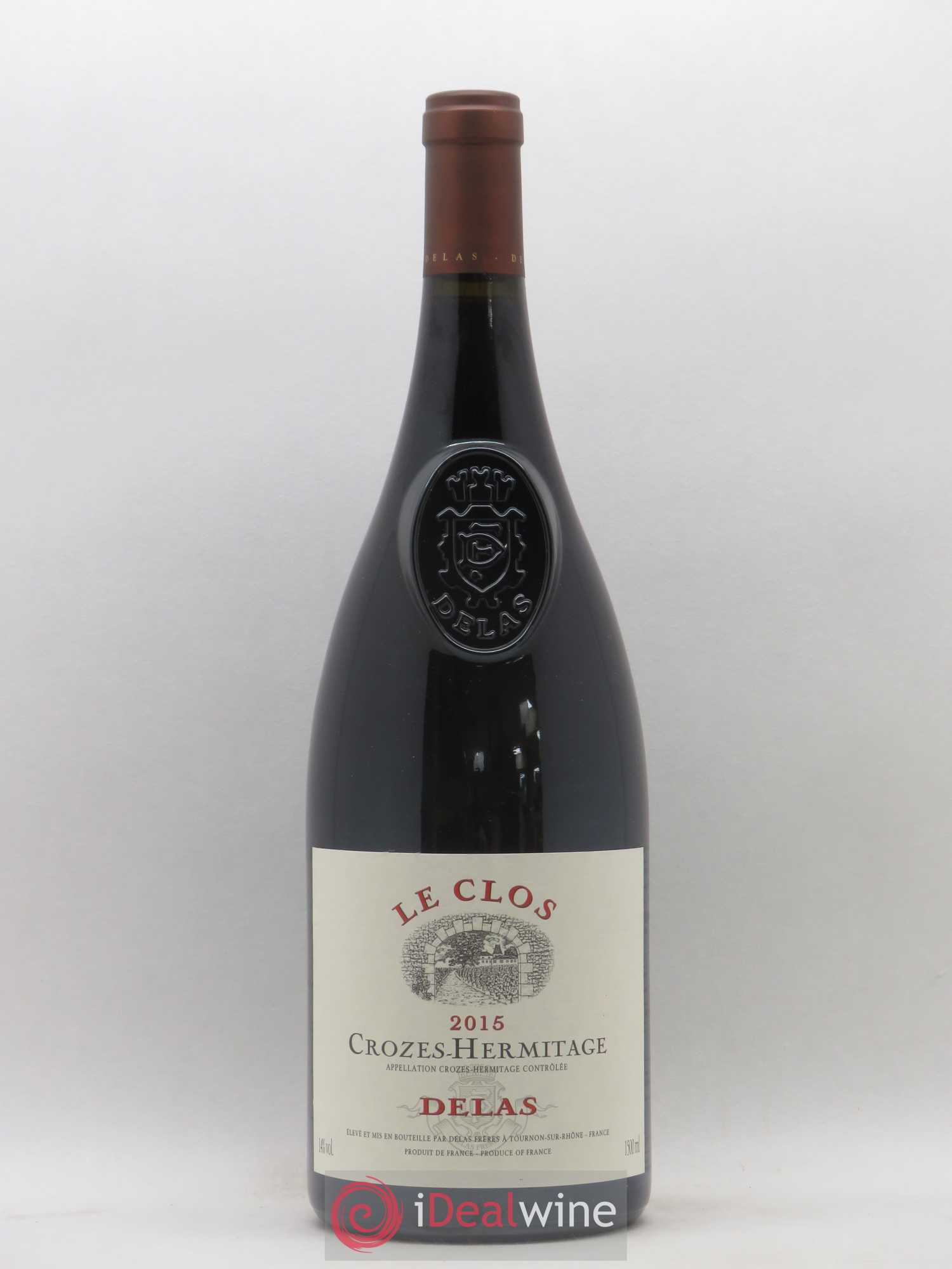 Crozes-Hermitage Le Clos Delas Frères 2015 - Lot de 1 magnum - 0
