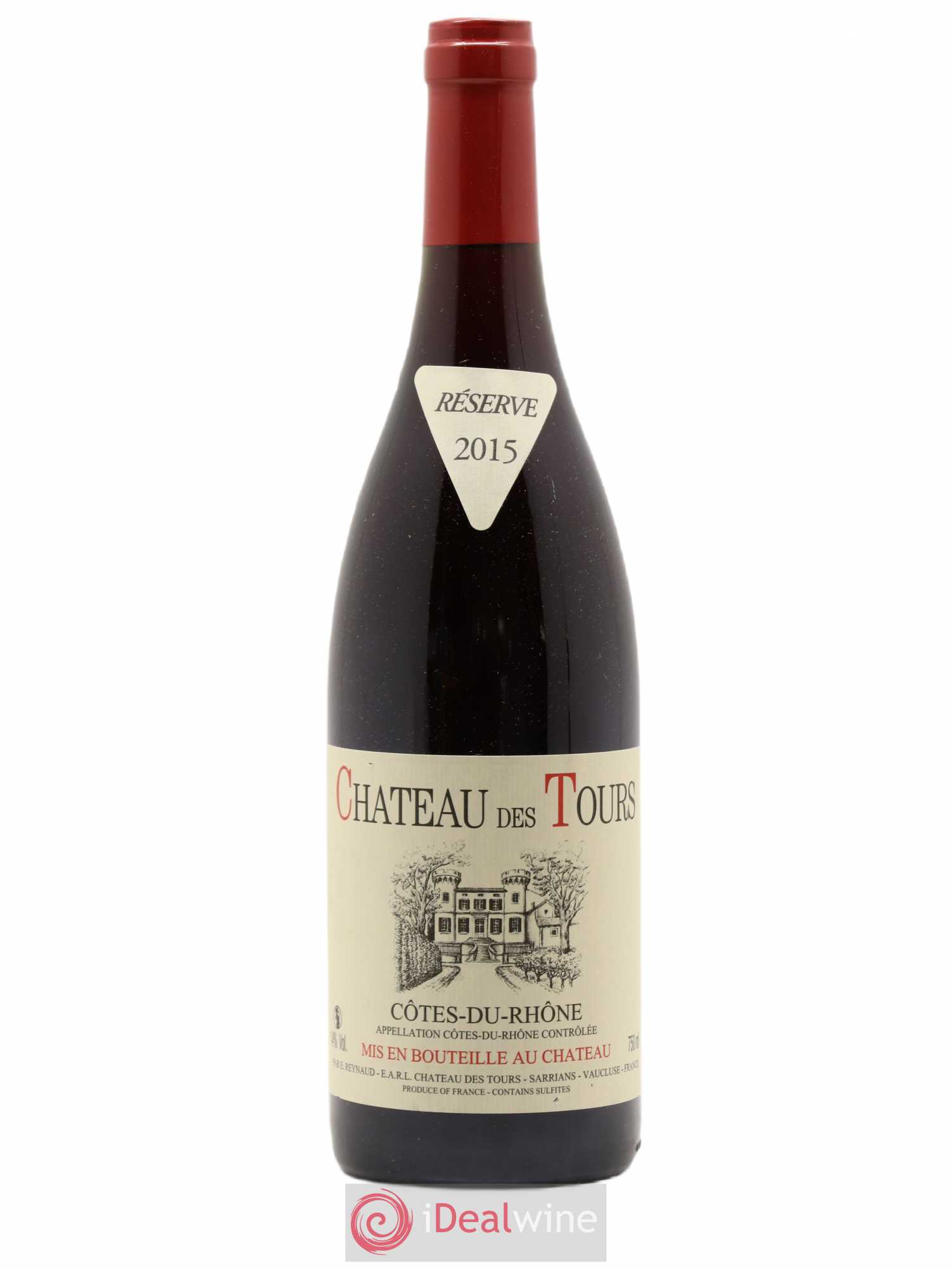 Côtes-du-Rhône Château des Tours Emmanuel Reynaud 2015 - Lot de 1 bouteille - 0