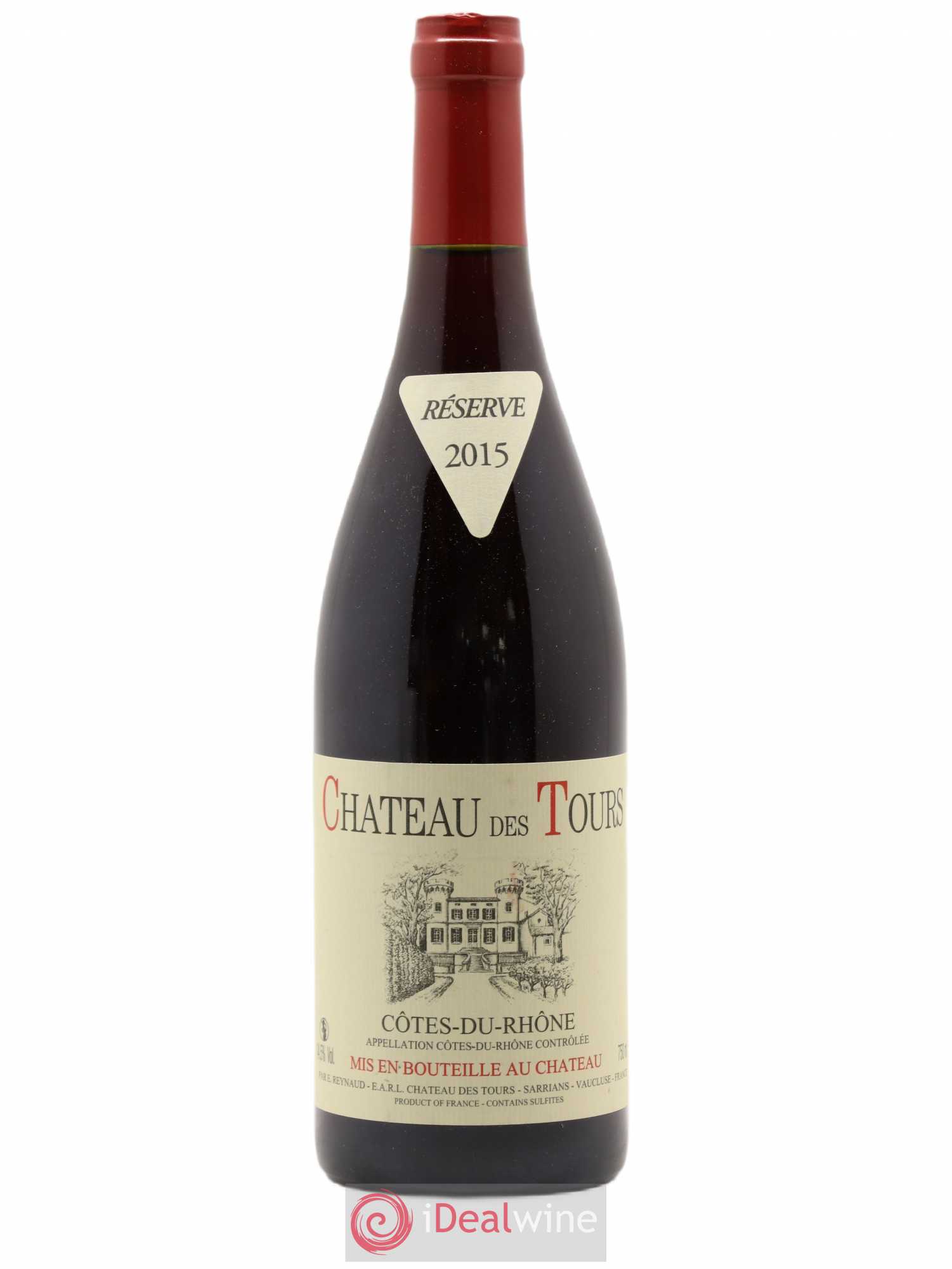 Côtes-du-Rhône Château des Tours Emmanuel Reynaud 2015 - Lot de 1 bouteille - 0