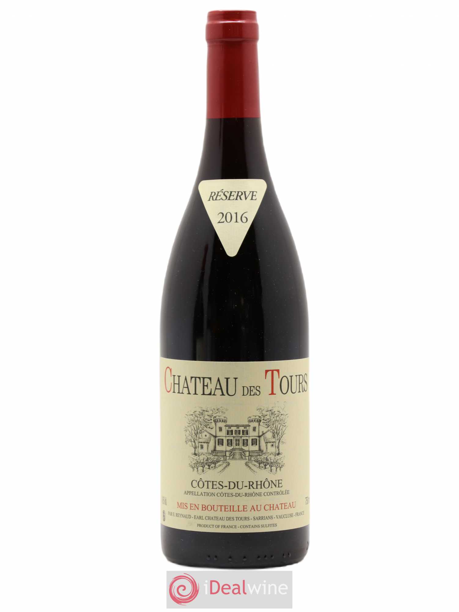 Côtes-du-Rhône Château des Tours Emmanuel Reynaud 2016 - Lot de 1 bouteille - 0
