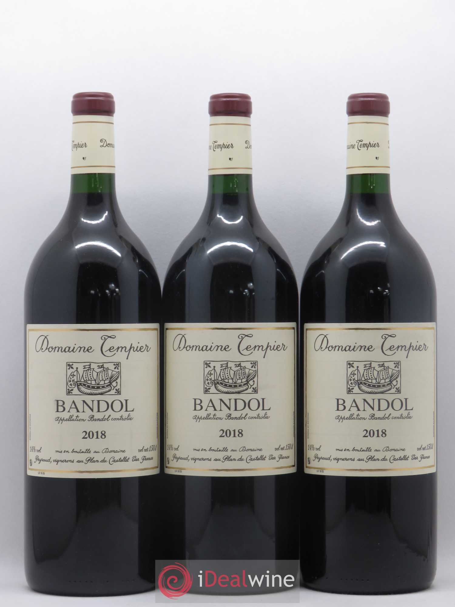 Bandol Domaine Tempier Famille Peyraud 2018 - Lot de 3 magnums - 0