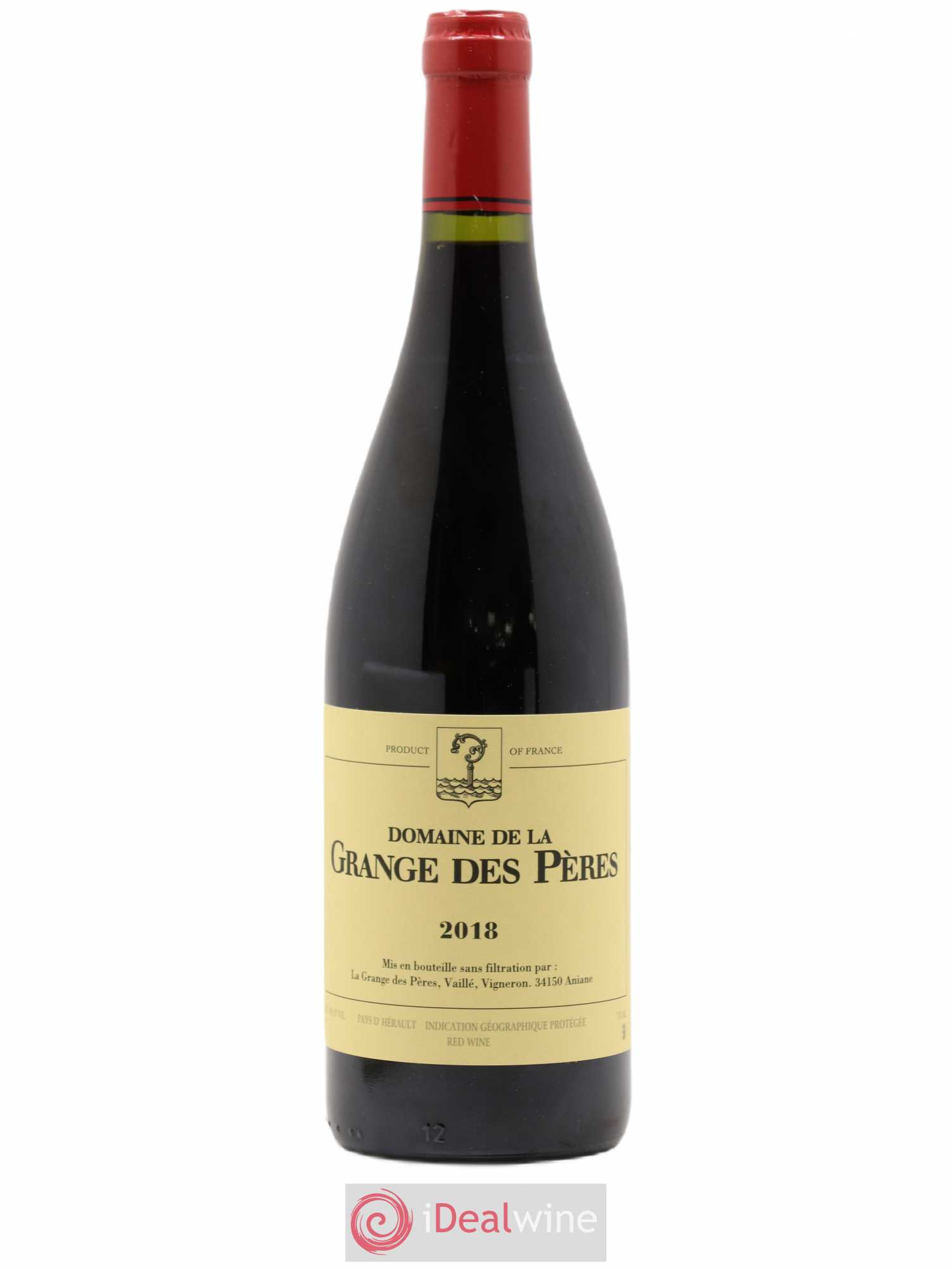 Pays d'Hérault Grange des Pères Laurent Vaillé 2018 - Lot de 1 bouteille - 0