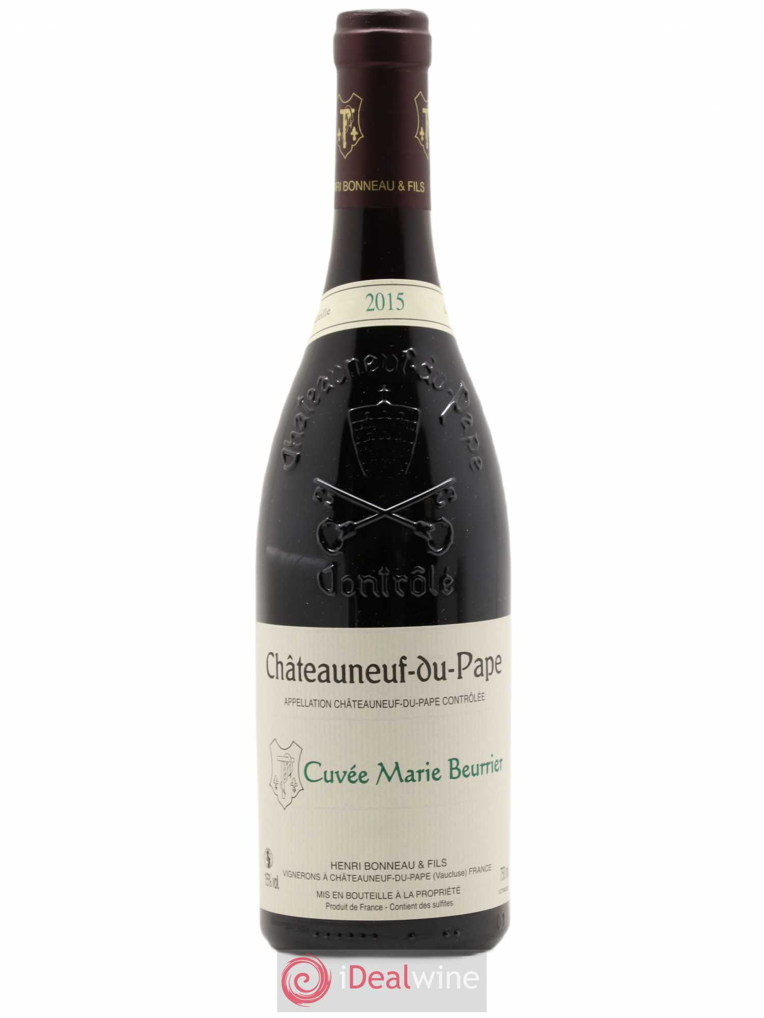 Châteauneuf-du-Pape Marie Beurrier Henri Bonneau & Fils 2015 - Lot de 1 bouteille - 0