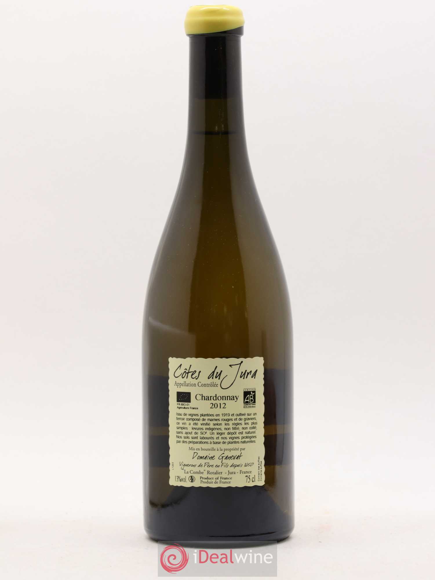 Côtes du Jura Les Grands Teppes Vieilles Vignes Jean-François Ganevat (Domaine) 2012 - Lot de 1 bouteille - 1
