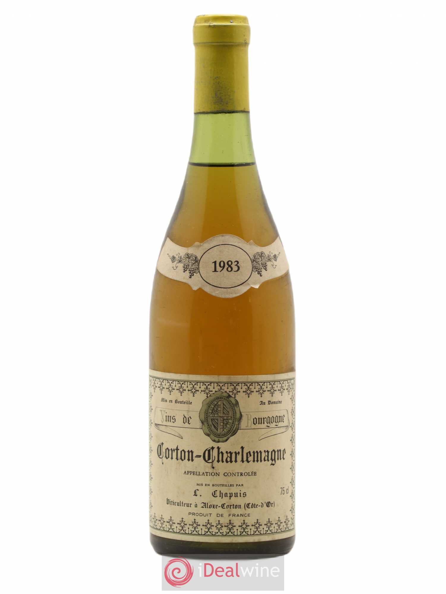 Corton-Charlemagne Grand Cru Domaine L. Chapuis 1983 - Lotto di 1 bottiglia - 0