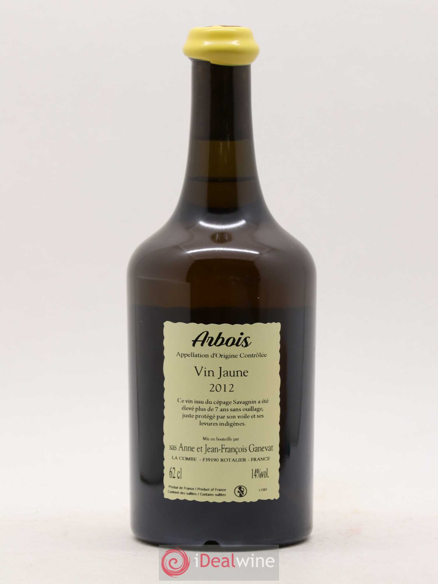 Arbois Vin Jaune Anne et Jean François Ganevat 2012 - Lot de 1 bouteille - 1