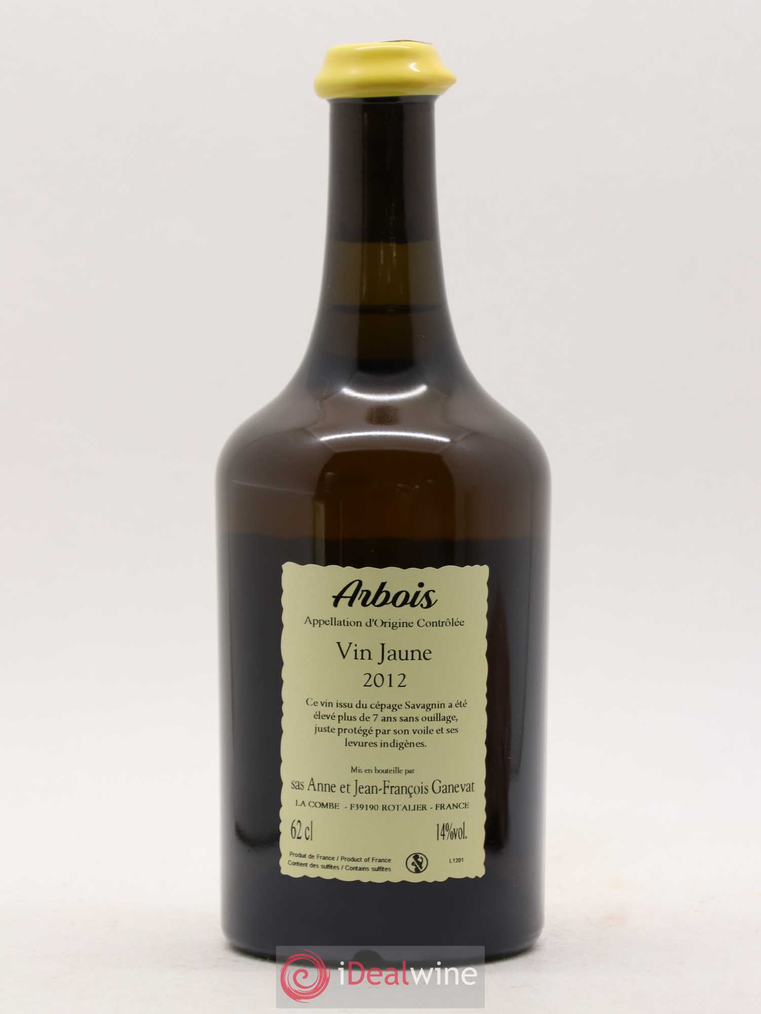 Arbois Vin Jaune Anne et Jean François Ganevat 2012 - Lot de 1 bouteille - 1