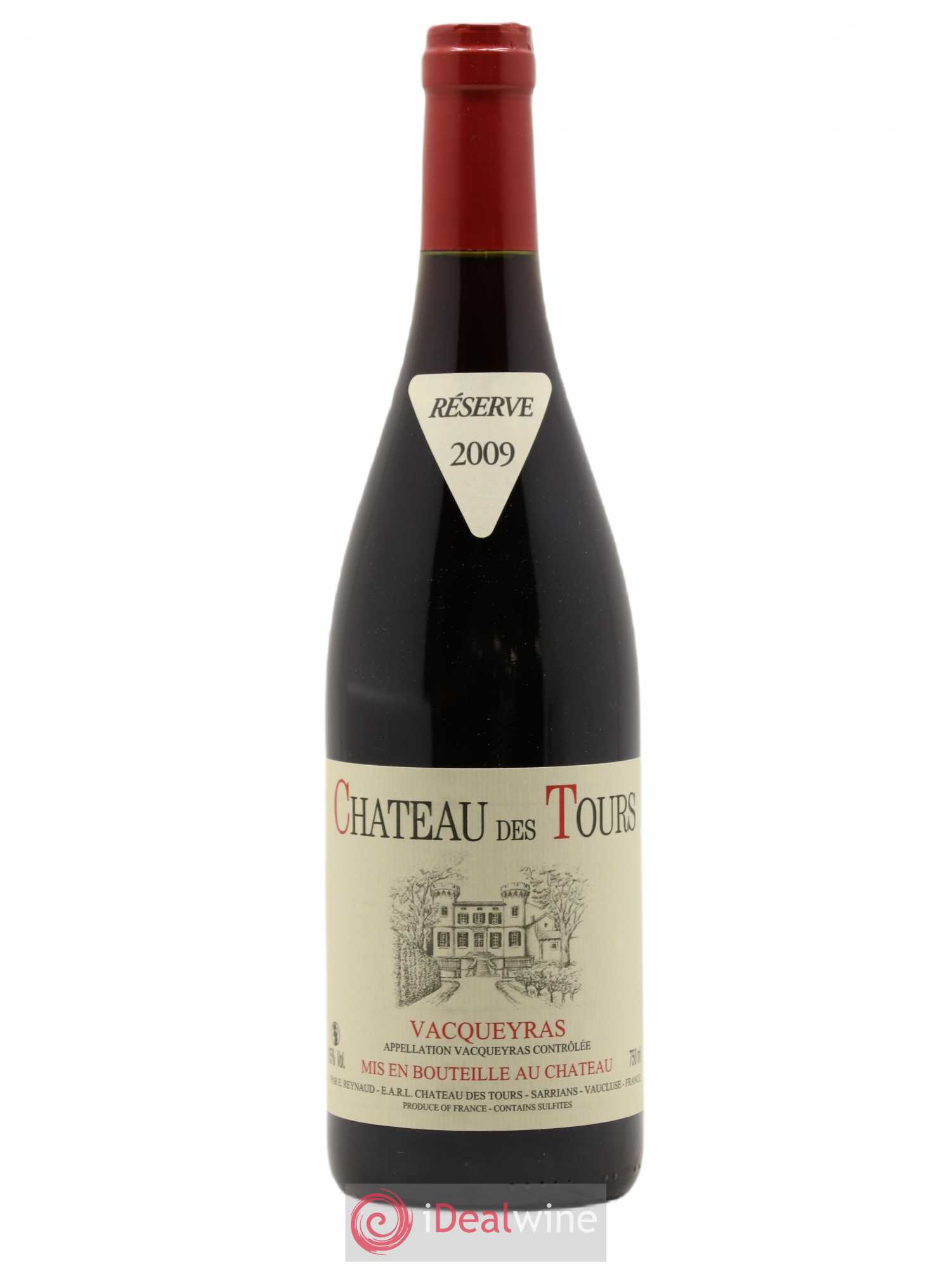 Vacqueyras Château des Tours Emmanuel Reynaud 2009 - Lot de 1 bouteille - 0