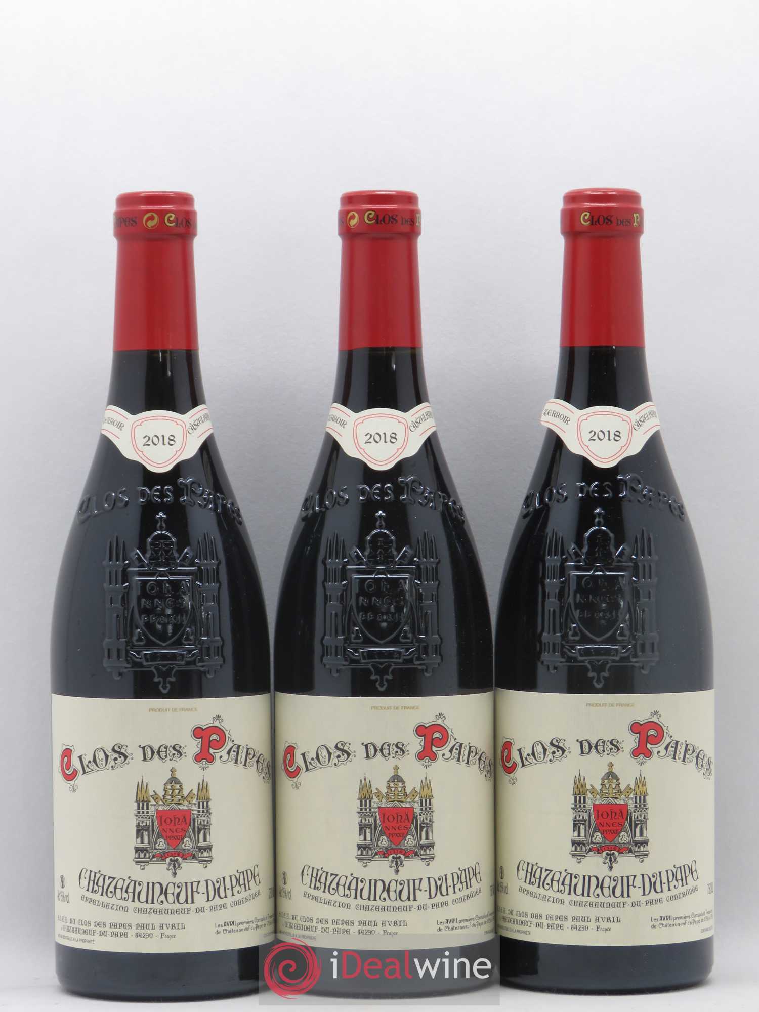 Châteauneuf-du-Pape Clos des Papes - Paul Avril 2018 - Lot de 6 bouteilles - 2