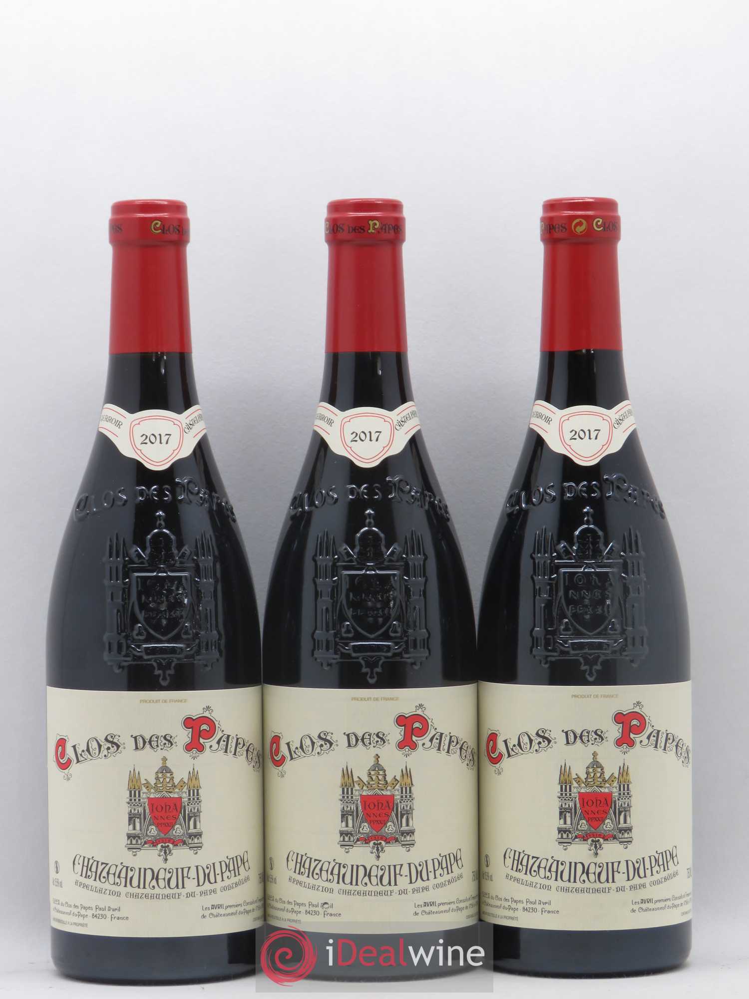 Châteauneuf-du-Pape Clos des Papes - Paul Avril 2017 - Lot de 6 bouteilles - 2