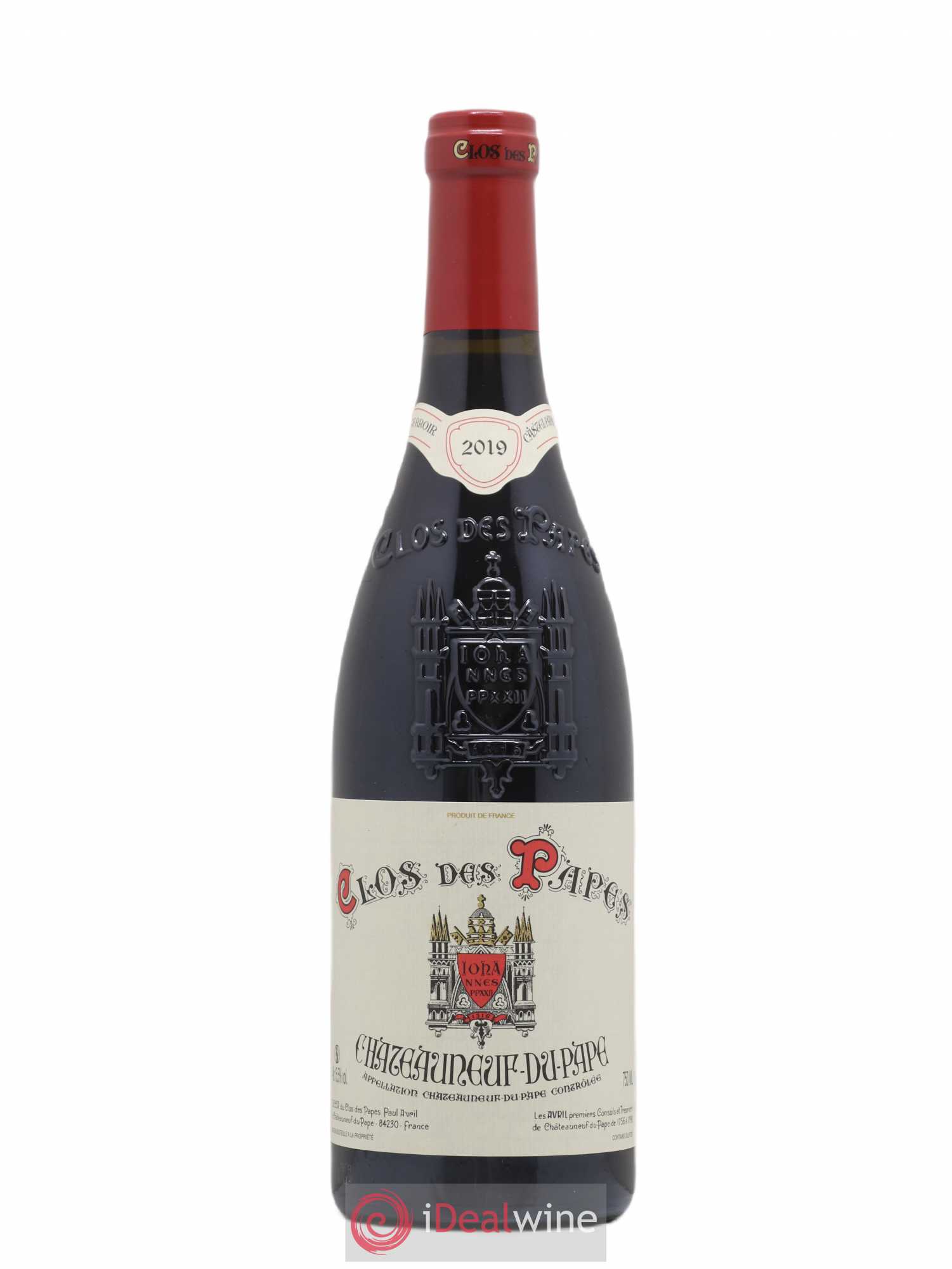 Châteauneuf-du-Pape Clos des Papes - Paul Avril 2019 - Lot de 1 bouteille - 0