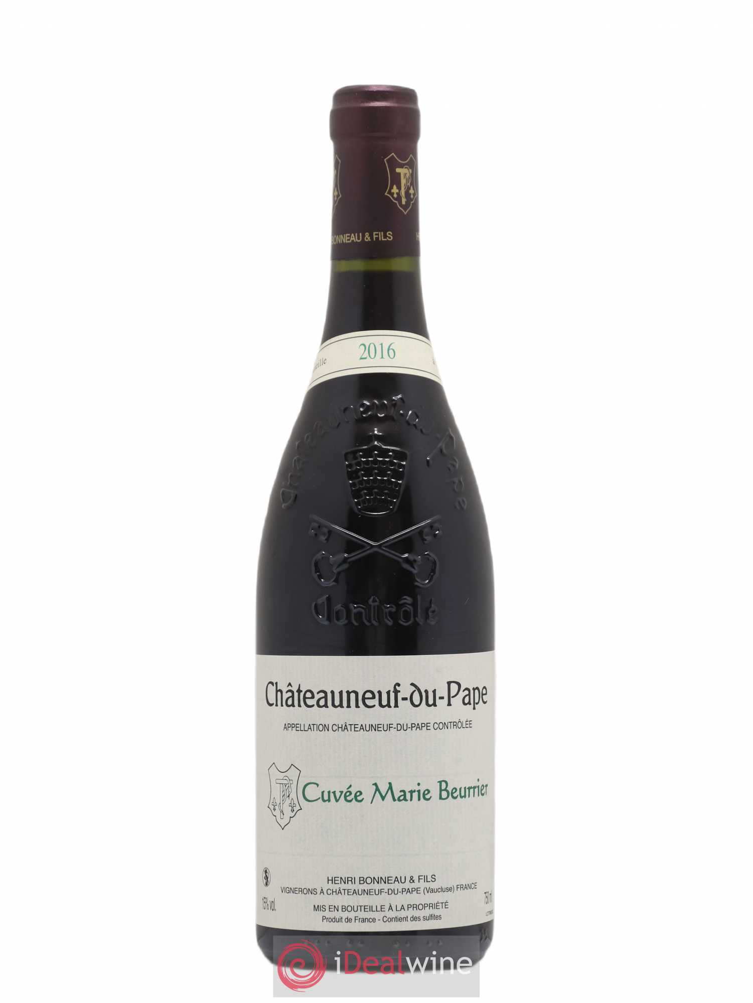 Châteauneuf-du-Pape Marie Beurrier Henri Bonneau & Fils 2016 - Lot de 1 bouteille - 0