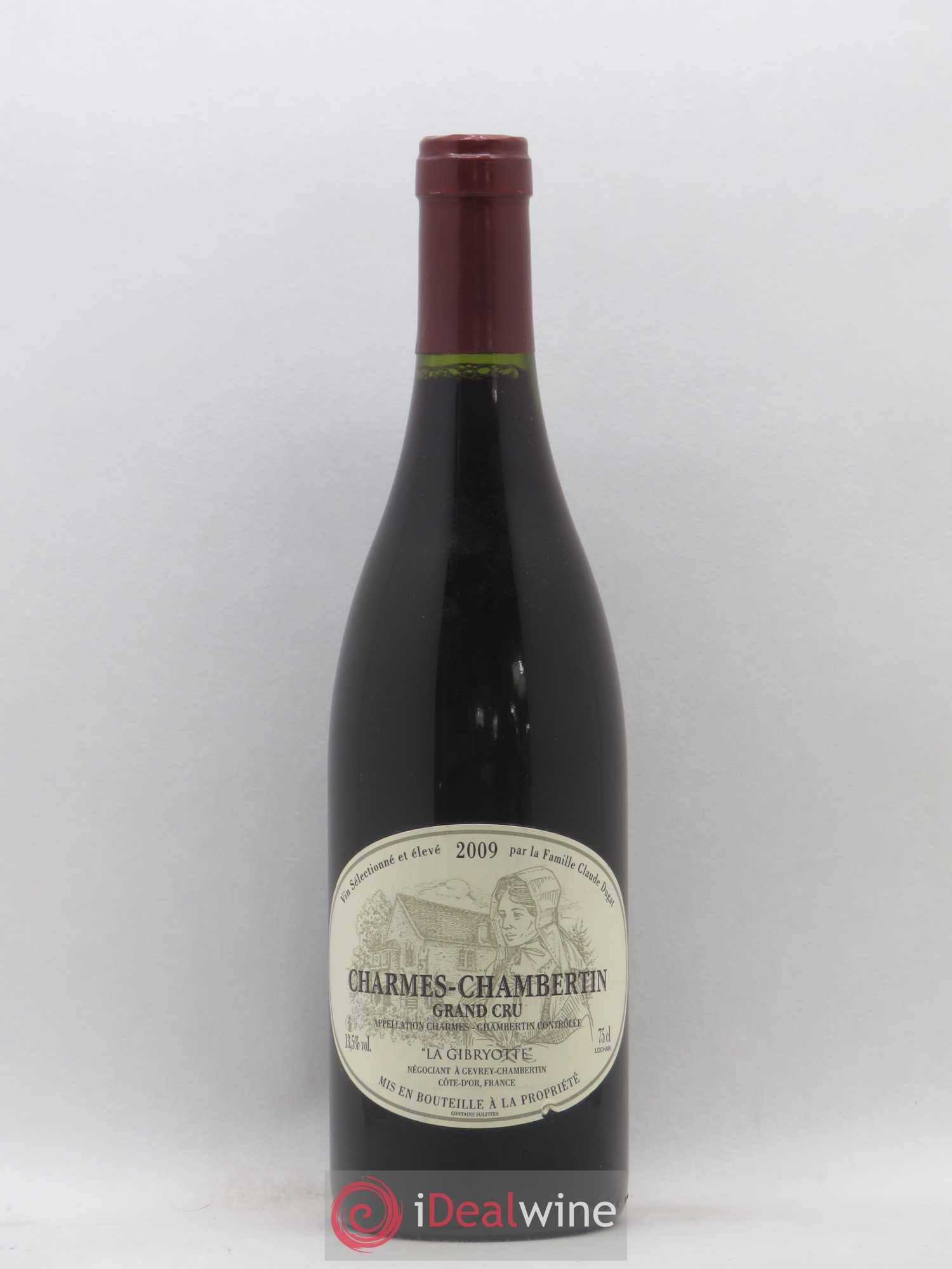 Charmes-Chambertin Grand Cru La Gibryotte Claude Dugat 2009 - Lot de 1 bouteille - 0
