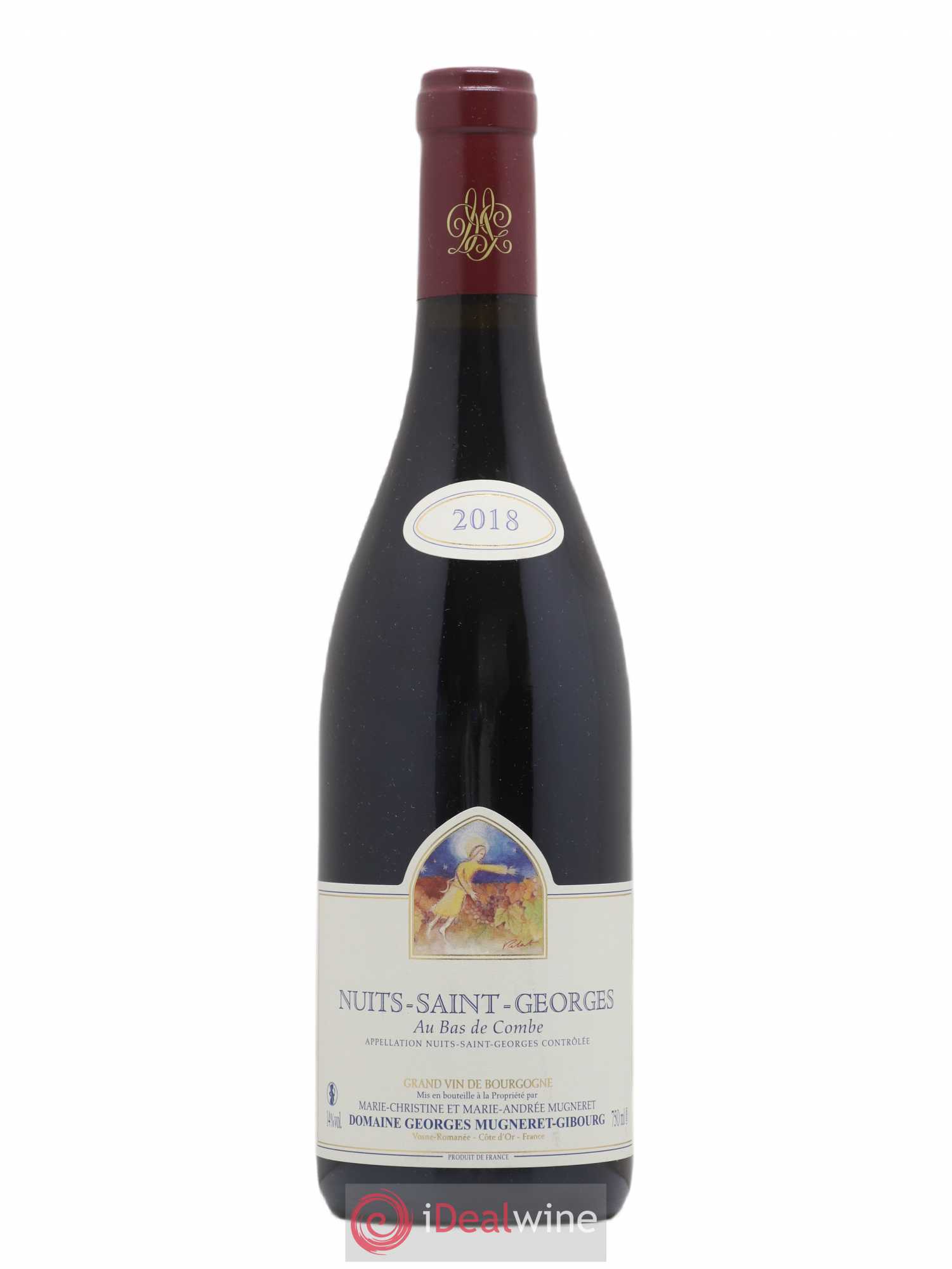 Nuits-Saint-Georges Au Bas de Combe Mugneret-Gibourg (Domaine) 2018 - Lot de 1 bouteille - 0